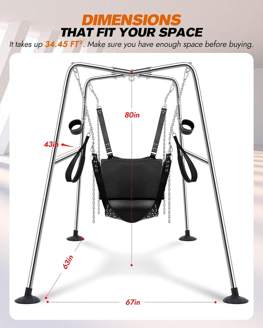 SteelPlay Premium Sex Swing Stand Set