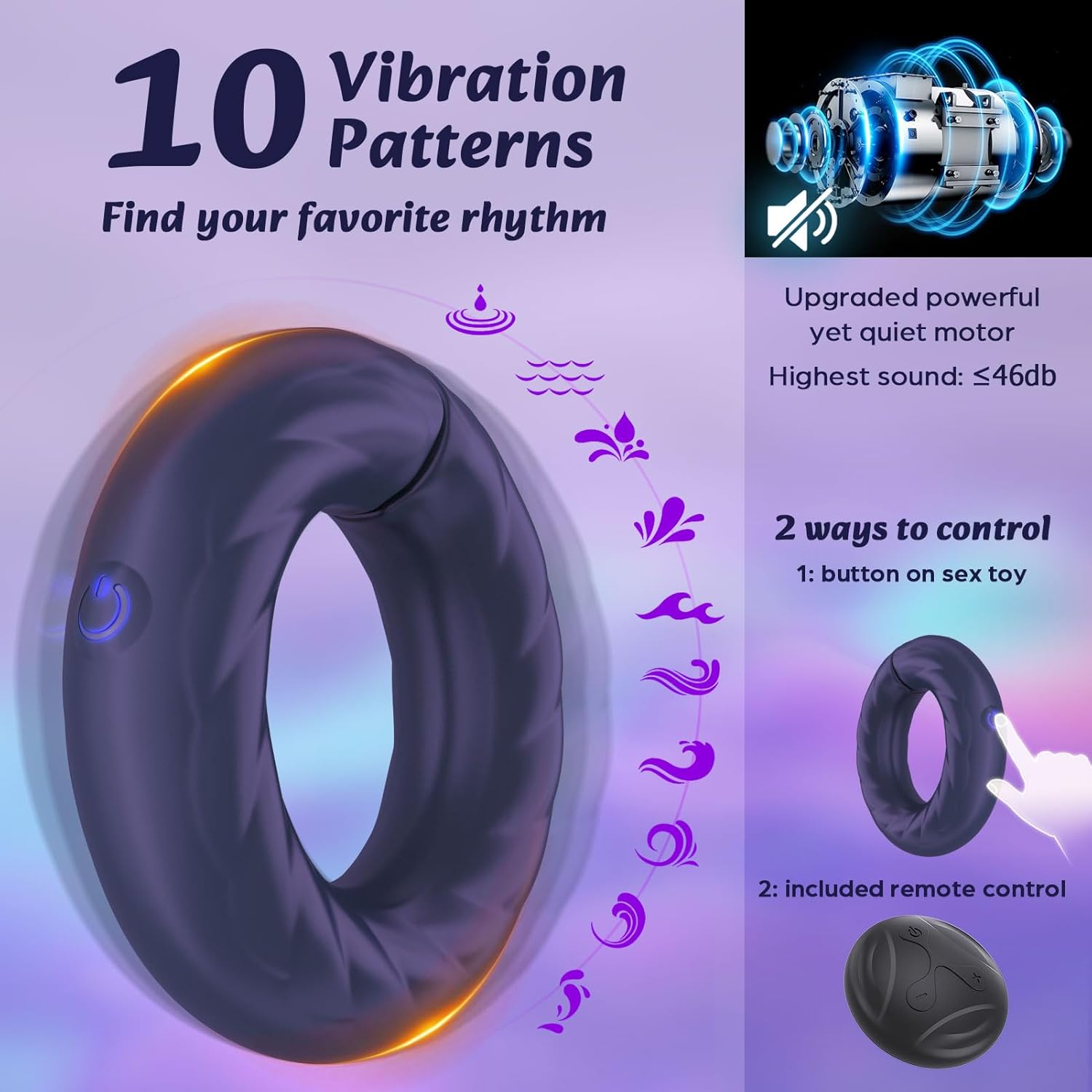 SteelPulse Vibrating Penis Ring