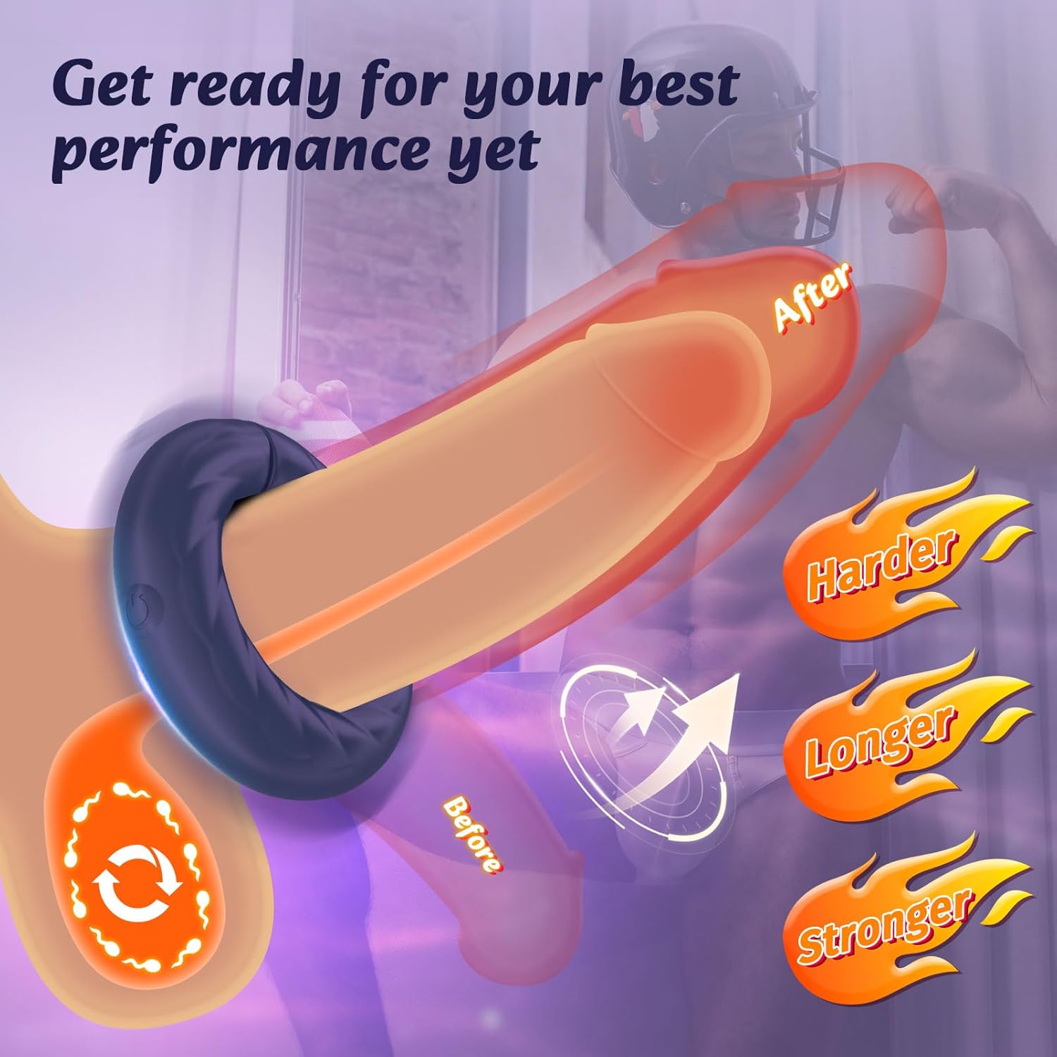SteelPulse Vibrating Penis Ring