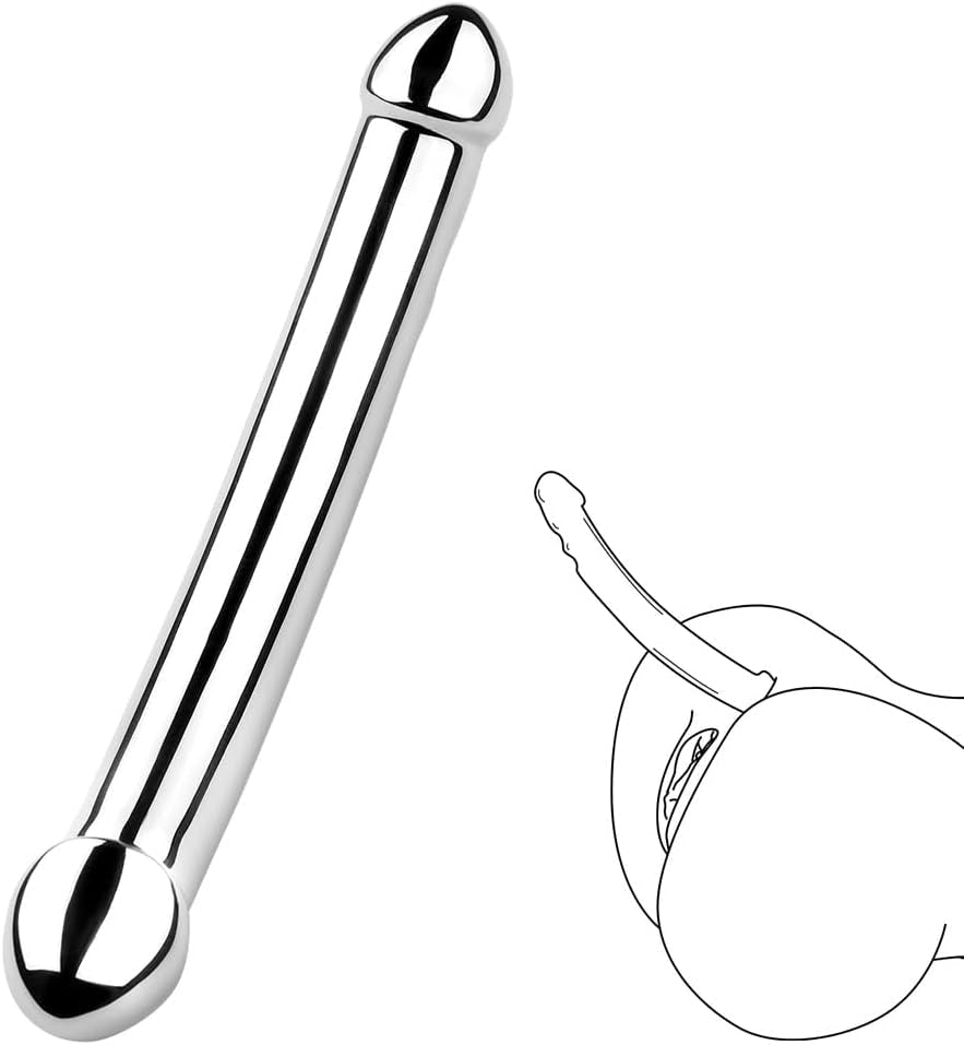 SteelScepter Metal Double Ended Dildo