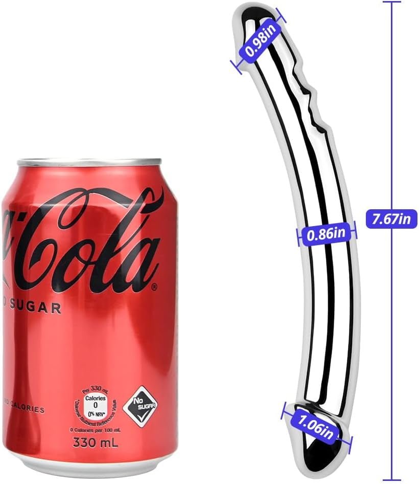 SteelScepter Metal Double Ended Dildo