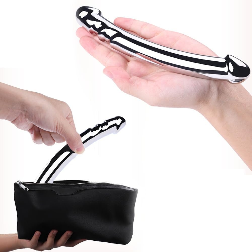 SteelScepter Metal Double Ended Dildo