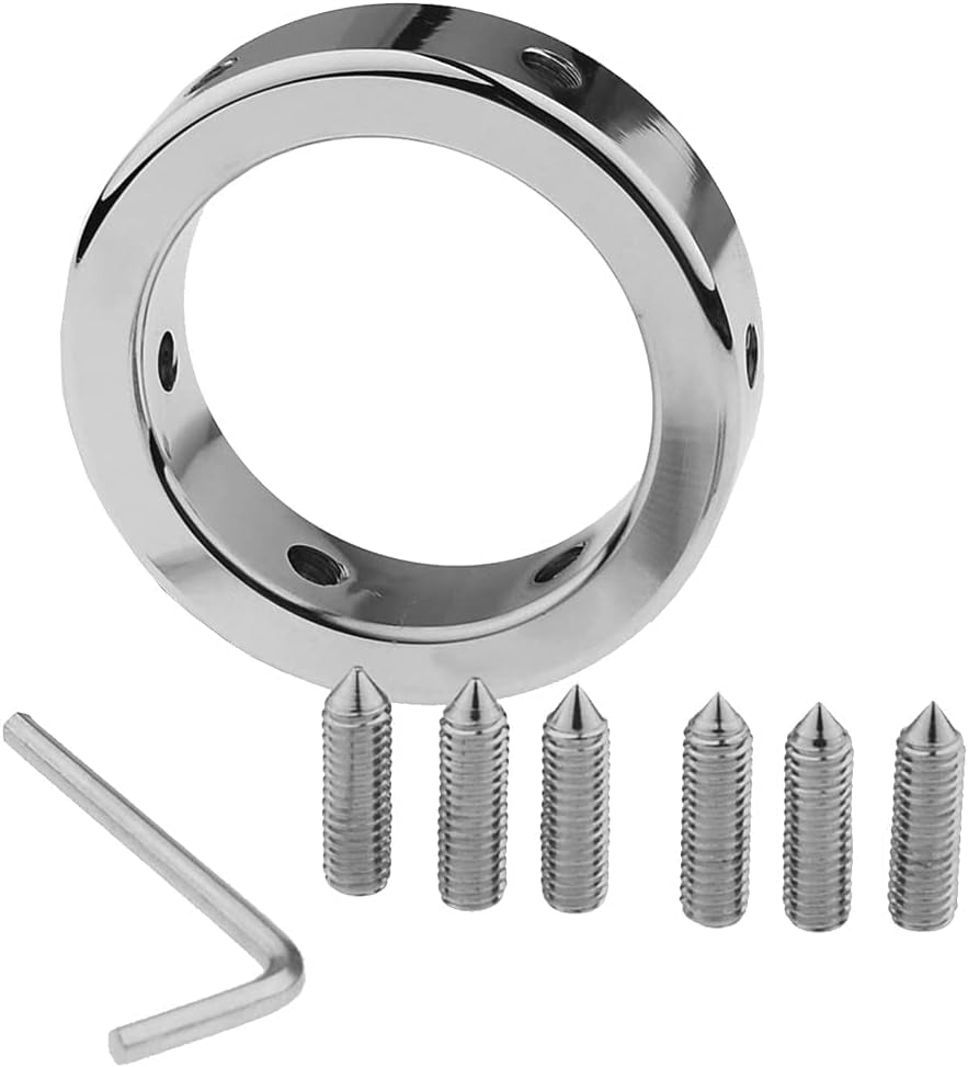 SteelVise Adjustable Stainless Steel CBT Ball Stretcher
