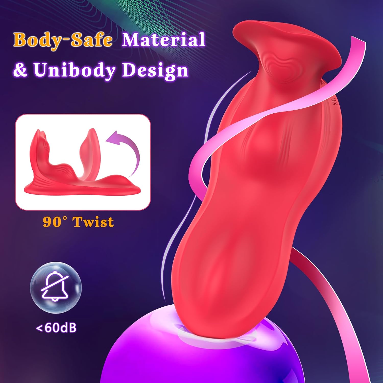 StrataRide Hands-Free Dual Bump Ride-On Vibrator