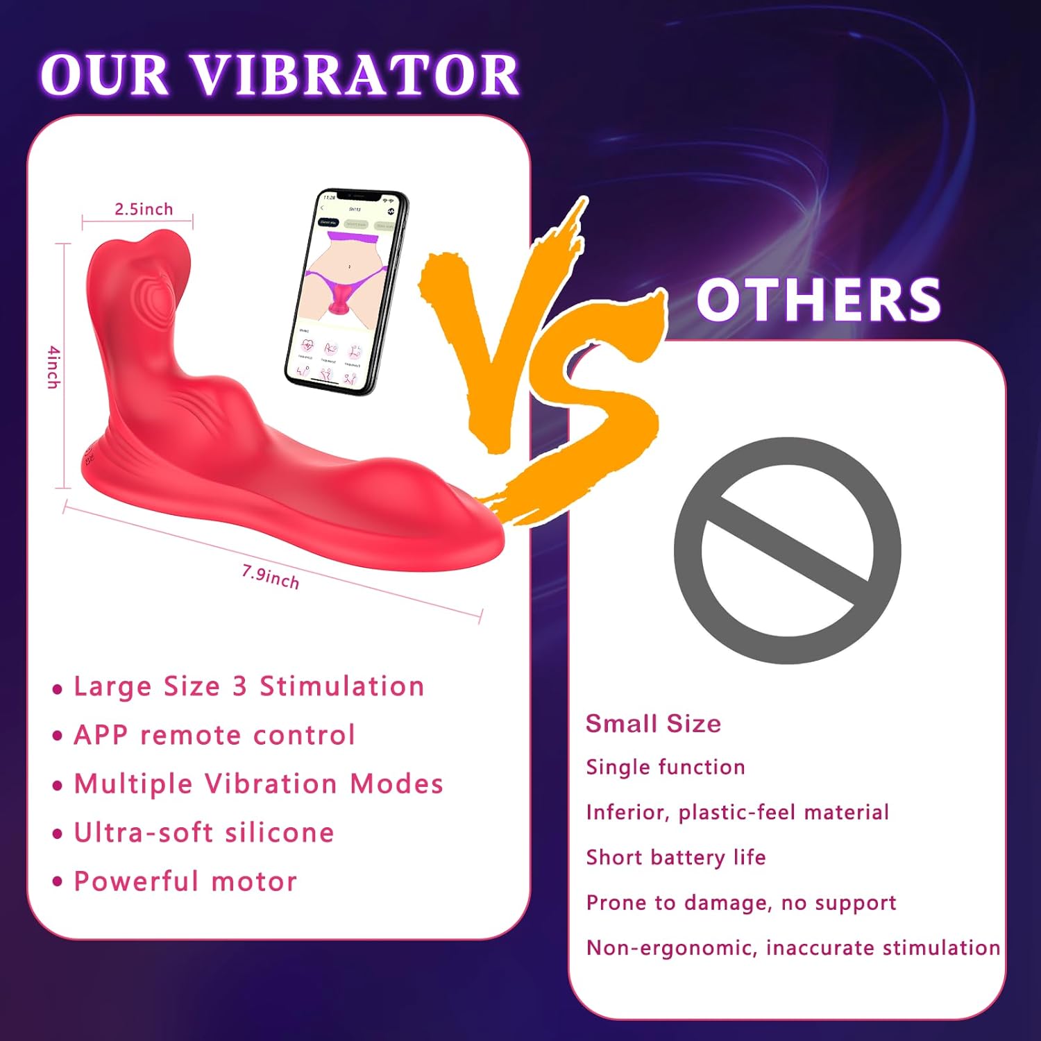 StrataRide Hands-Free Dual Bump Ride-On Vibrator
