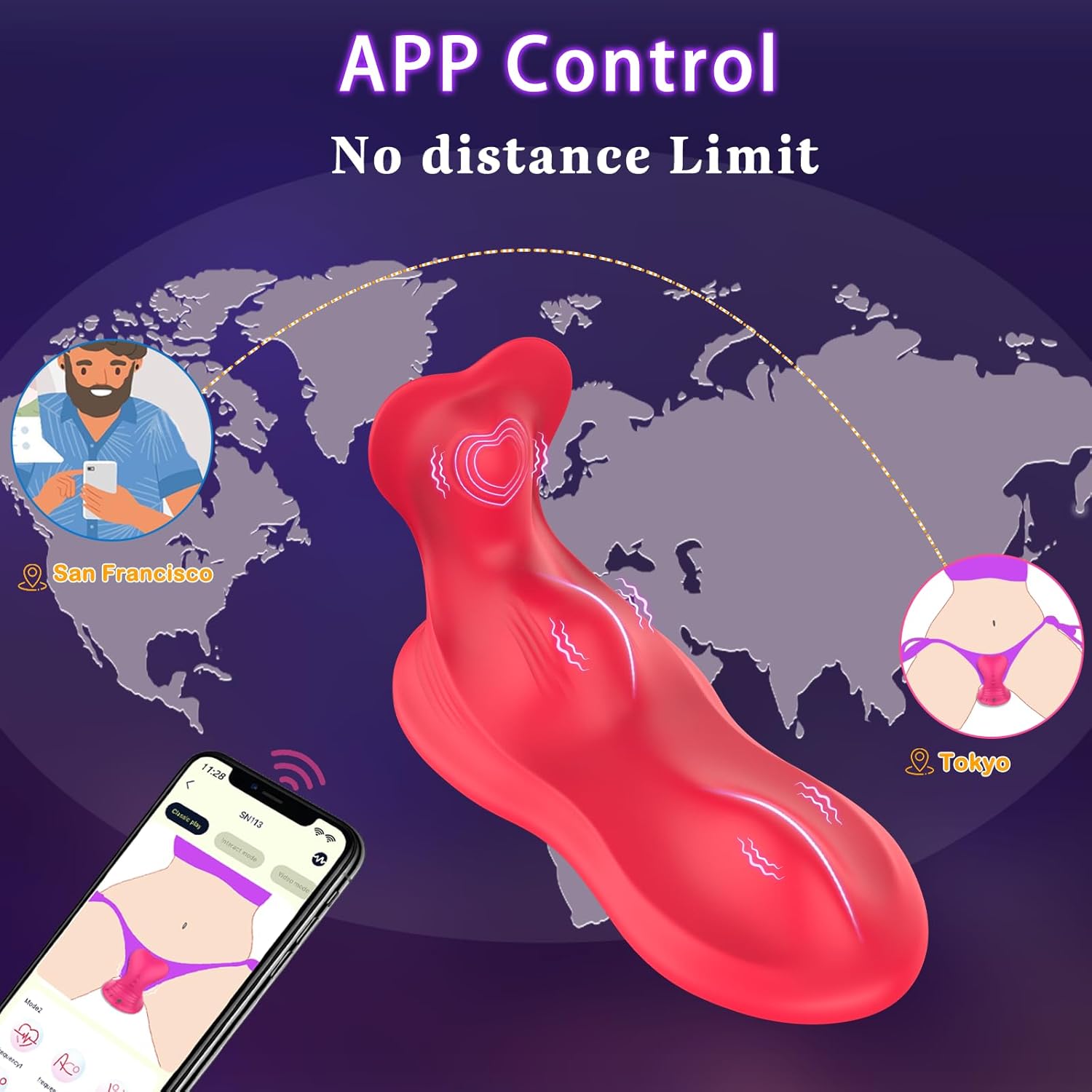 StrataRide Hands-Free Dual Bump Ride-On Vibrator
