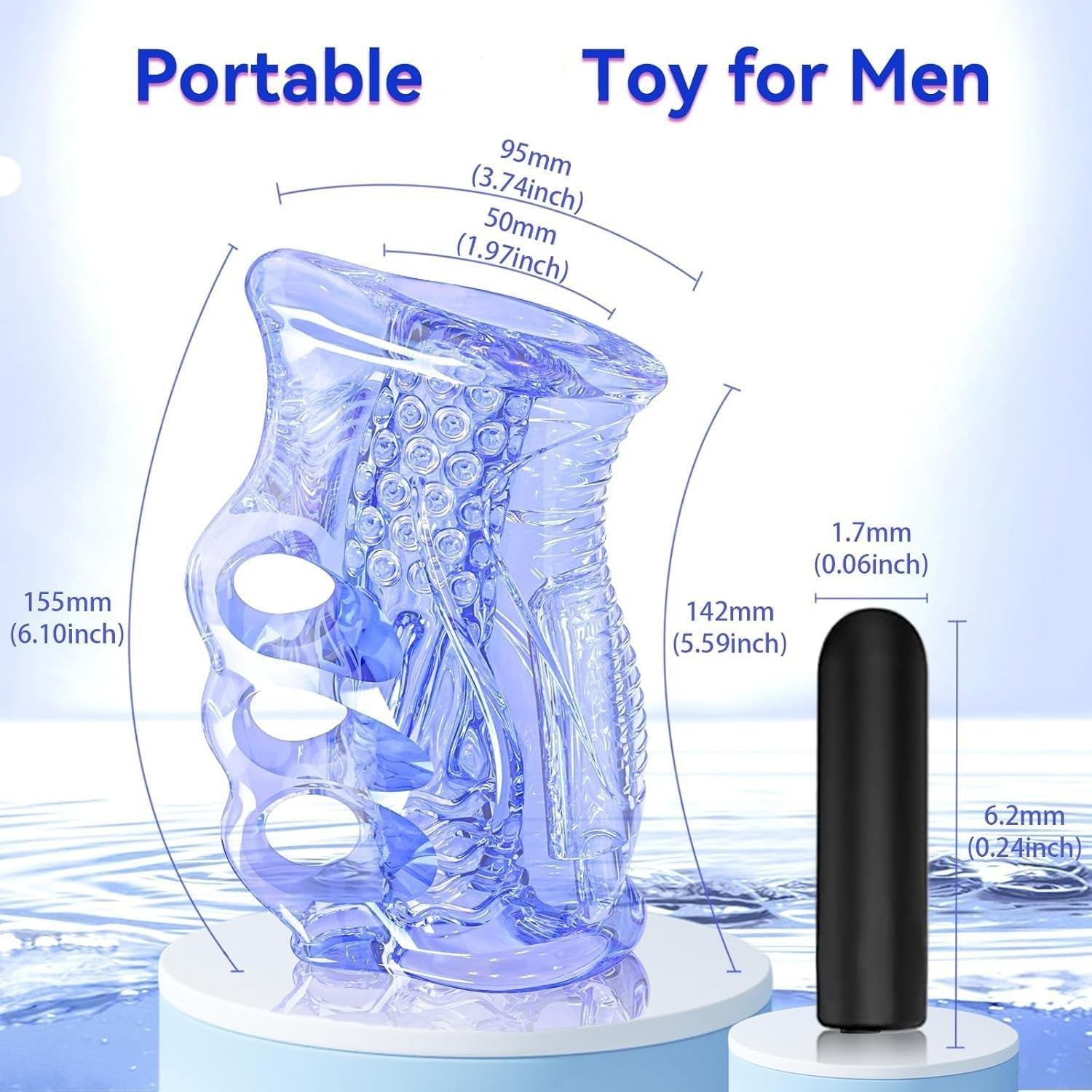 StrokeLock Male Stroker Sleeve with Bullet Vibrator