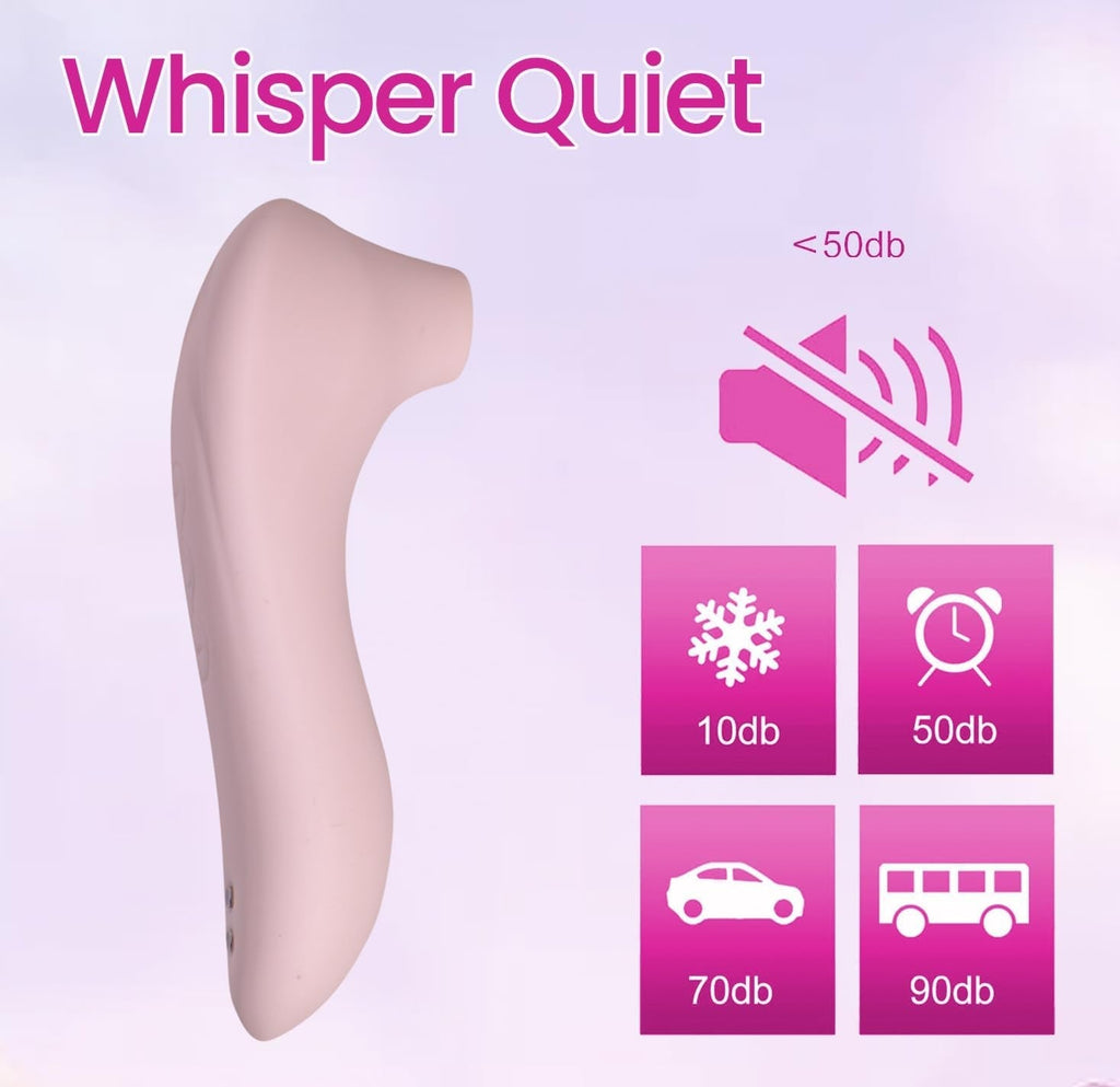 NovaWhisper Mini Rechargeable Clitoral Suction Vibrator