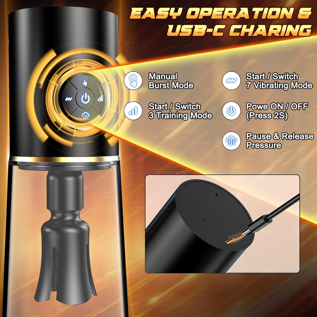 SuctionPro 3-in-1 Vibrating Penis Pump