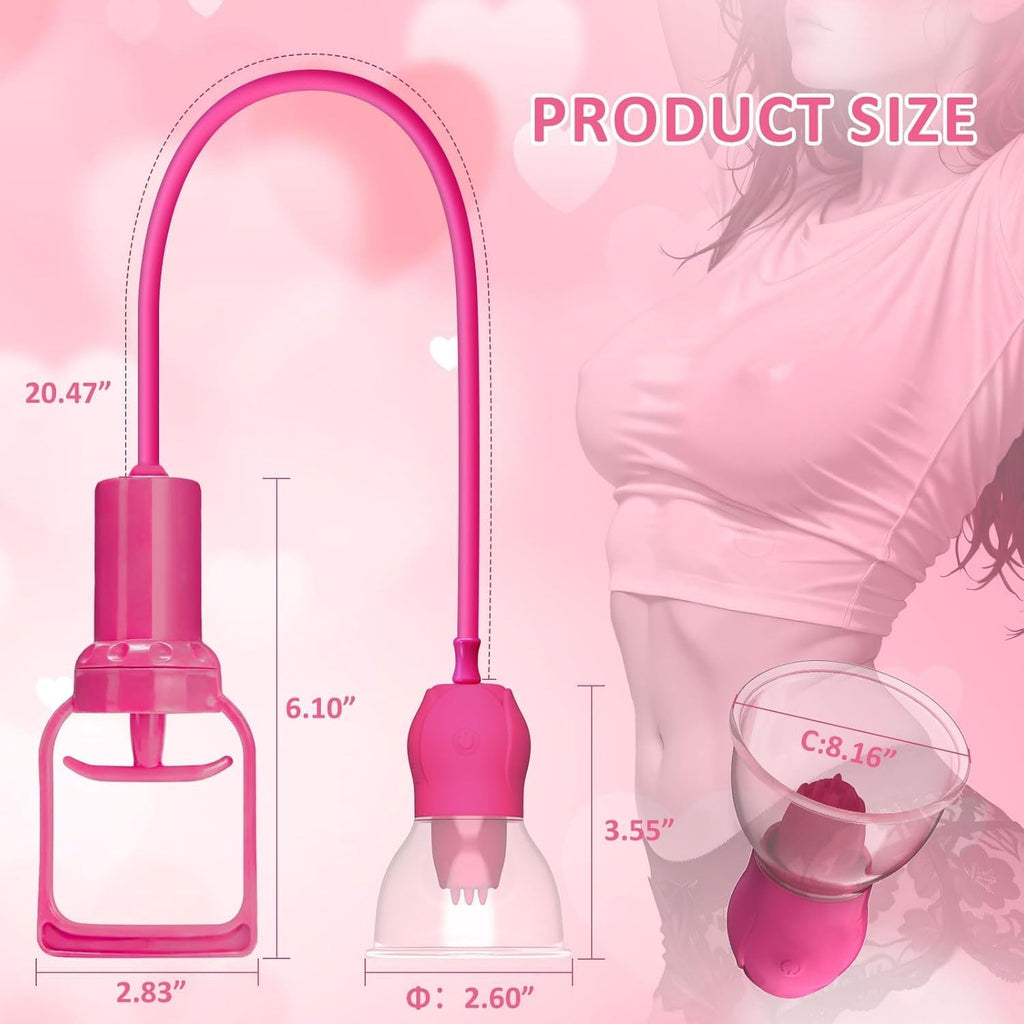 SuctionRose App-Controlled Nipple Sucker Vibrators