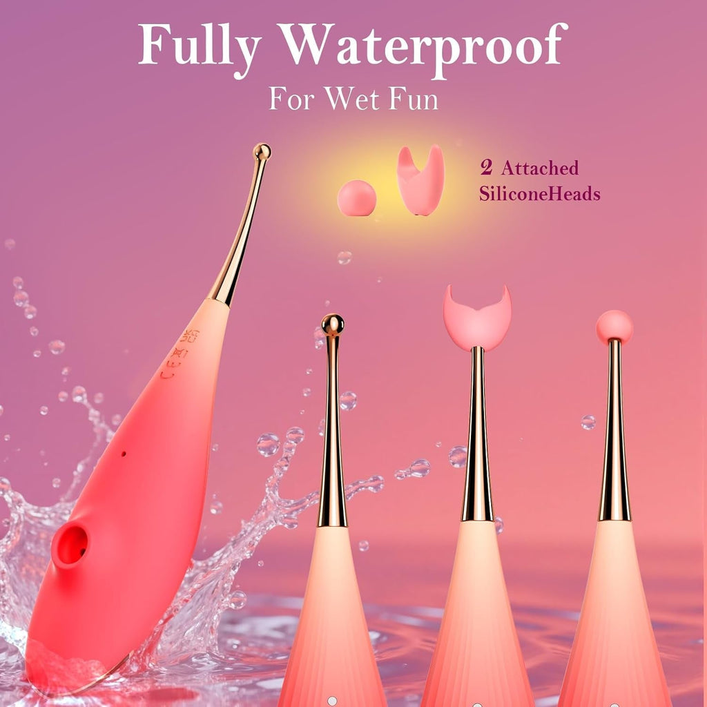 SuctionWave Clit Sucker G-Spot Precision Vibrator
