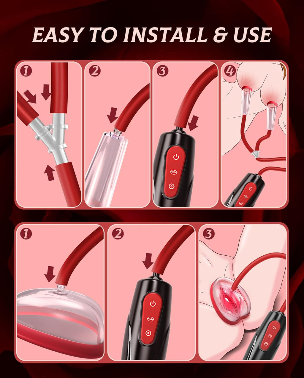 SuctionY 3-in-1 Pussy & Nipple Pleasure Pump