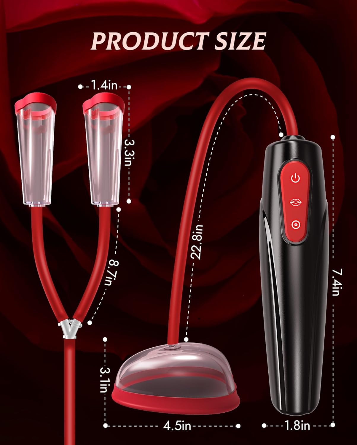 SuctionY 3-in-1 Pussy & Nipple Pleasure Pump