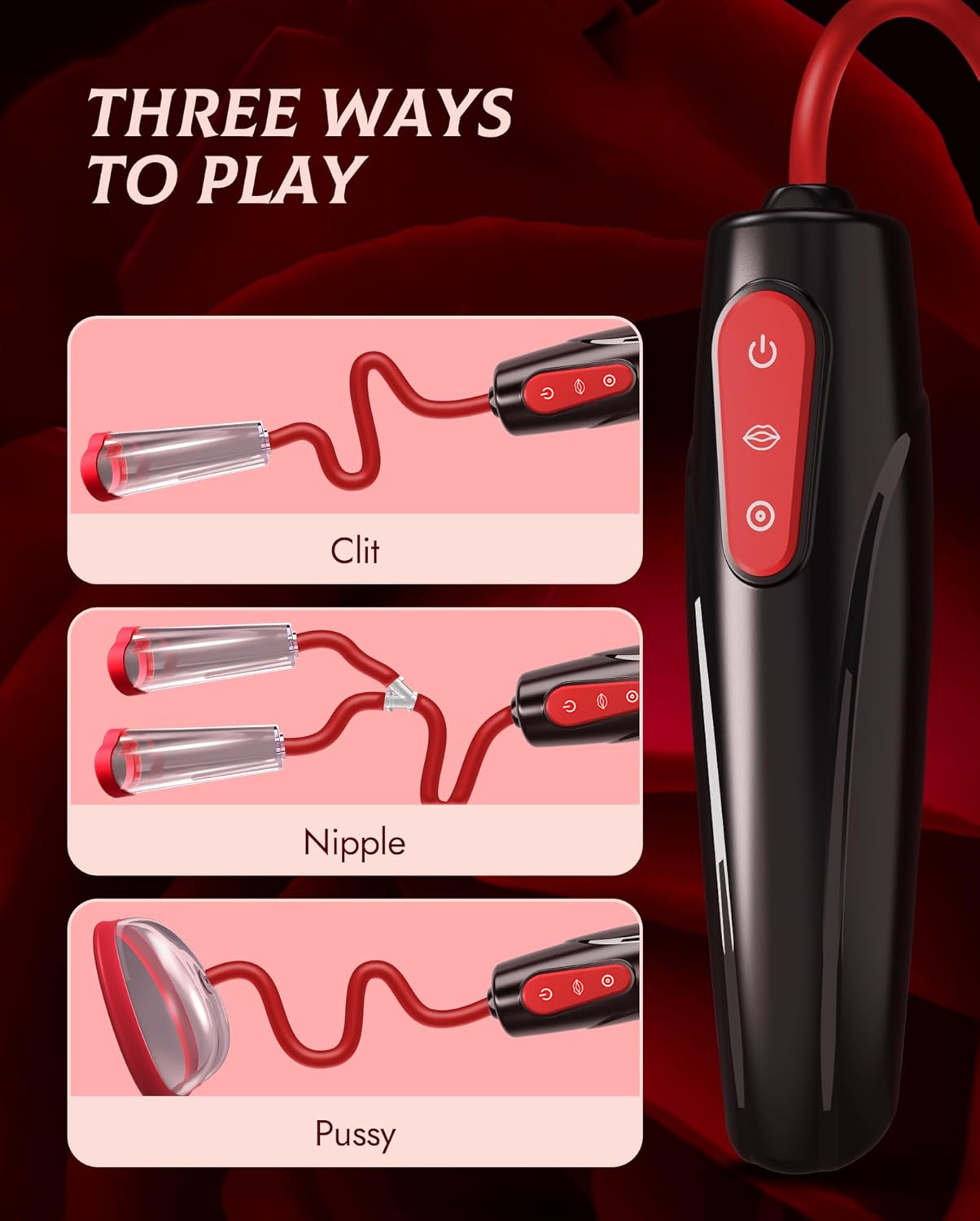 SuctionY 3-in-1 Pussy & Nipple Pleasure Pump