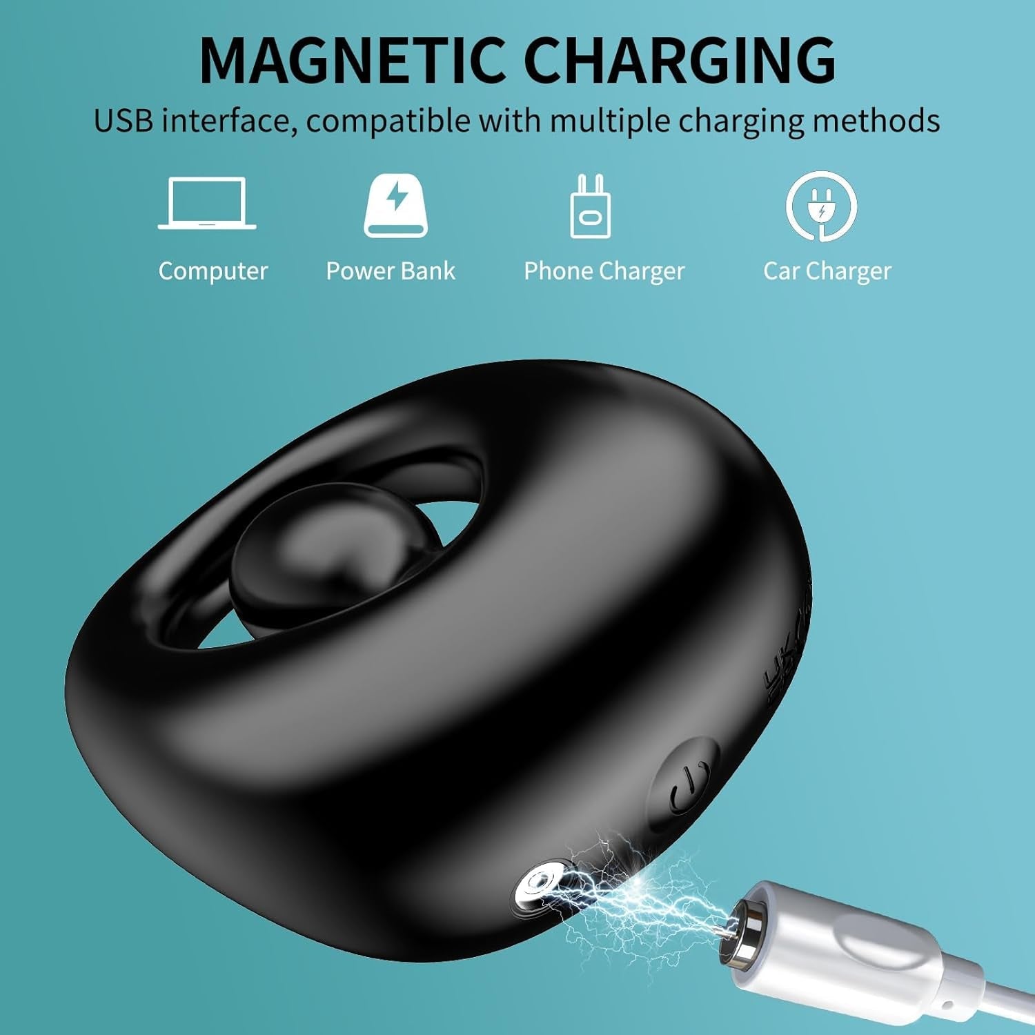 SurgeBond Vibrating Triple-Motor Cock Ring for Couples