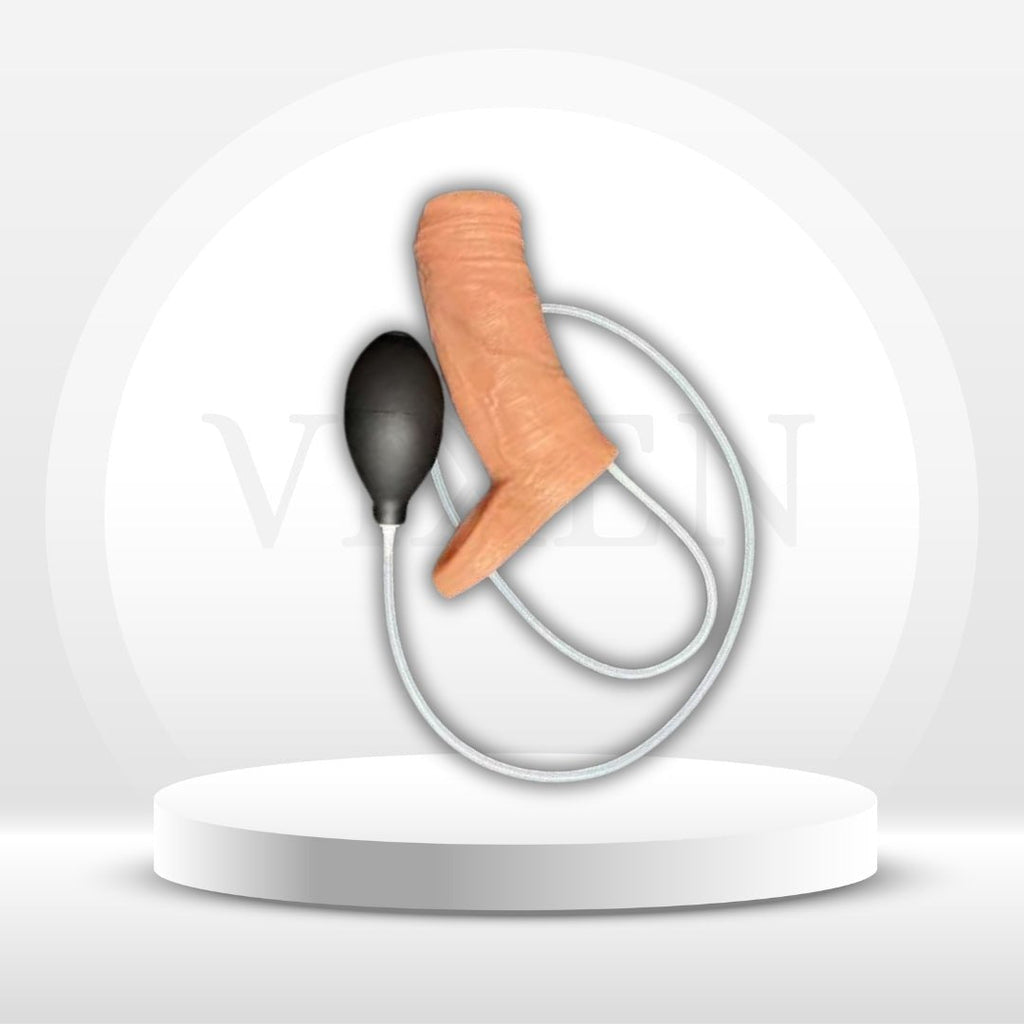 SurgeFlex Realistic Squirting Penis Sleeve - L