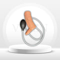 SurgeFlex Realistic Squirting Penis Sleeve - L