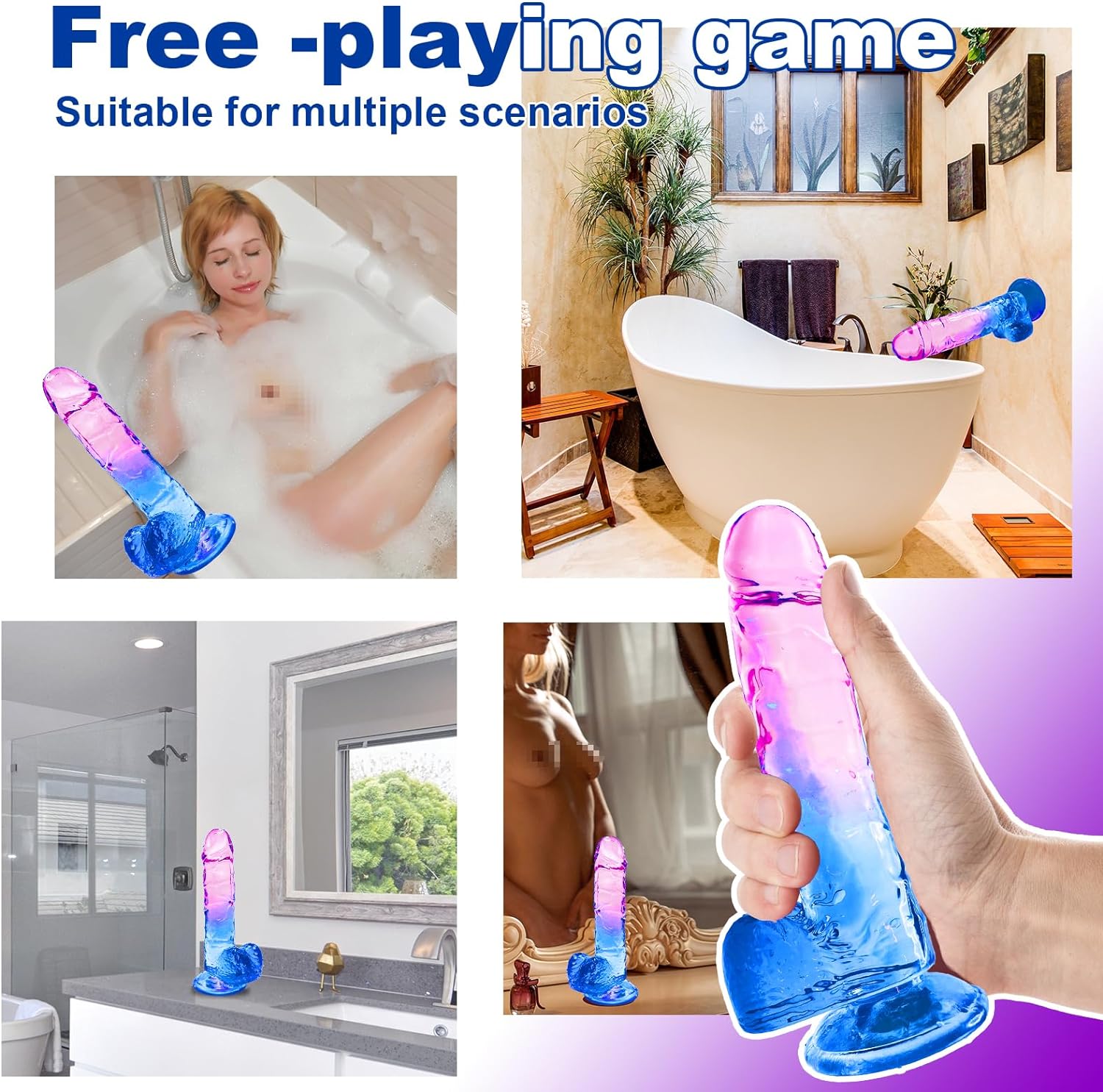 SurrealCurve Gradient 7.6" Dildo