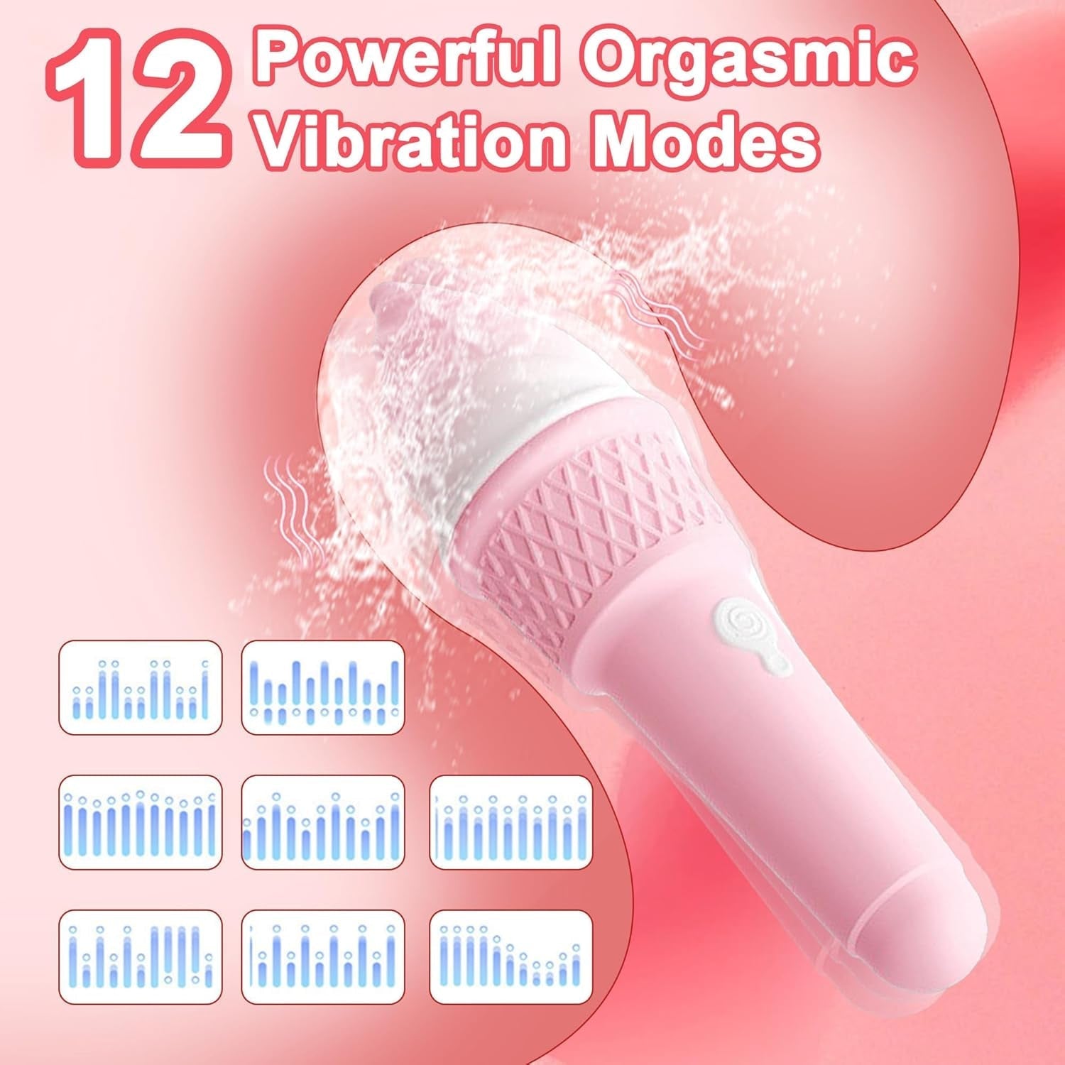 SweetRush Magic Ice Cream Wand Vibrator