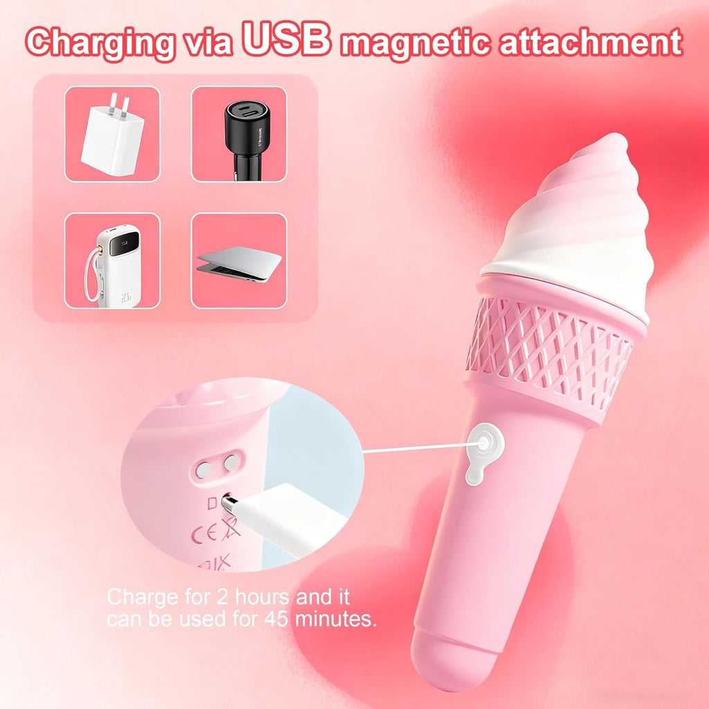 SweetRush Magic Ice Cream Wand Vibrator
