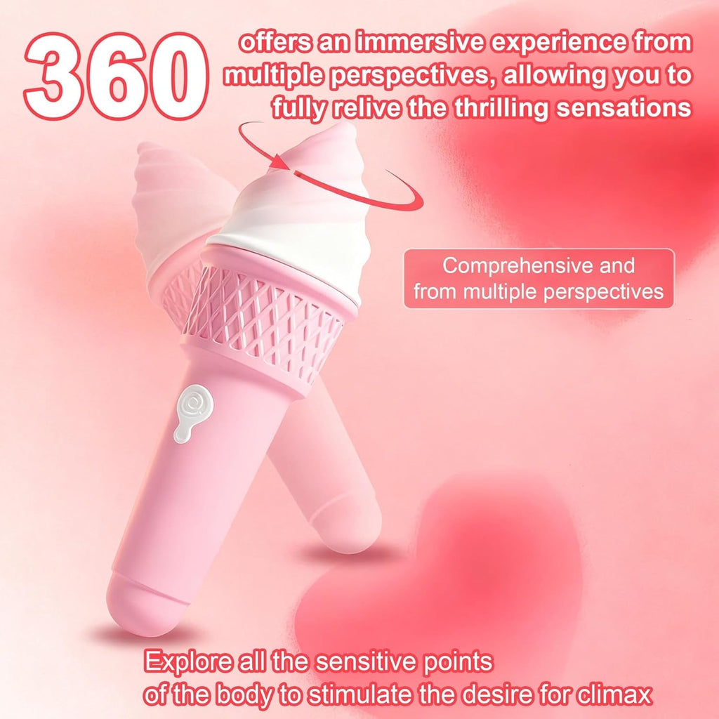 SweetRush Magic Ice Cream Wand Vibrator