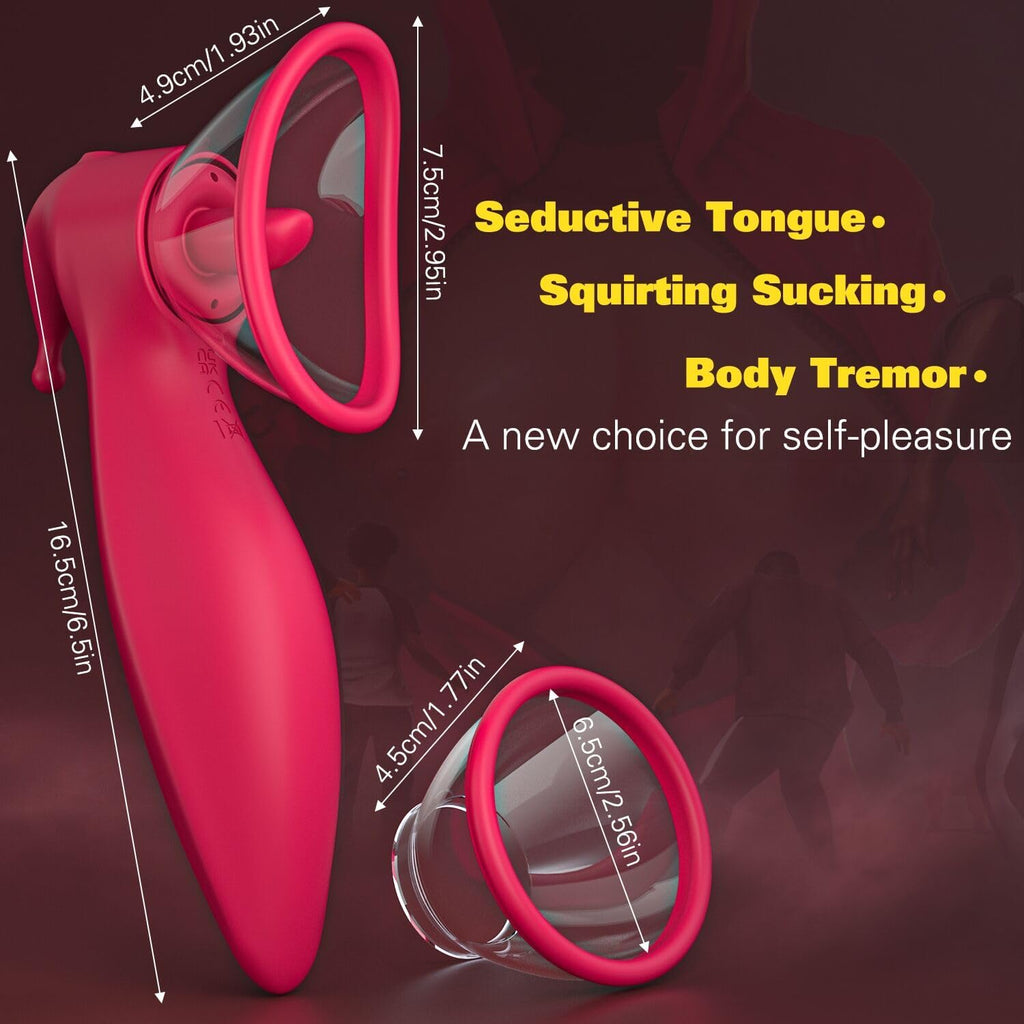 SwellVibe Clit Pump & Nipple Licking Vibrator
