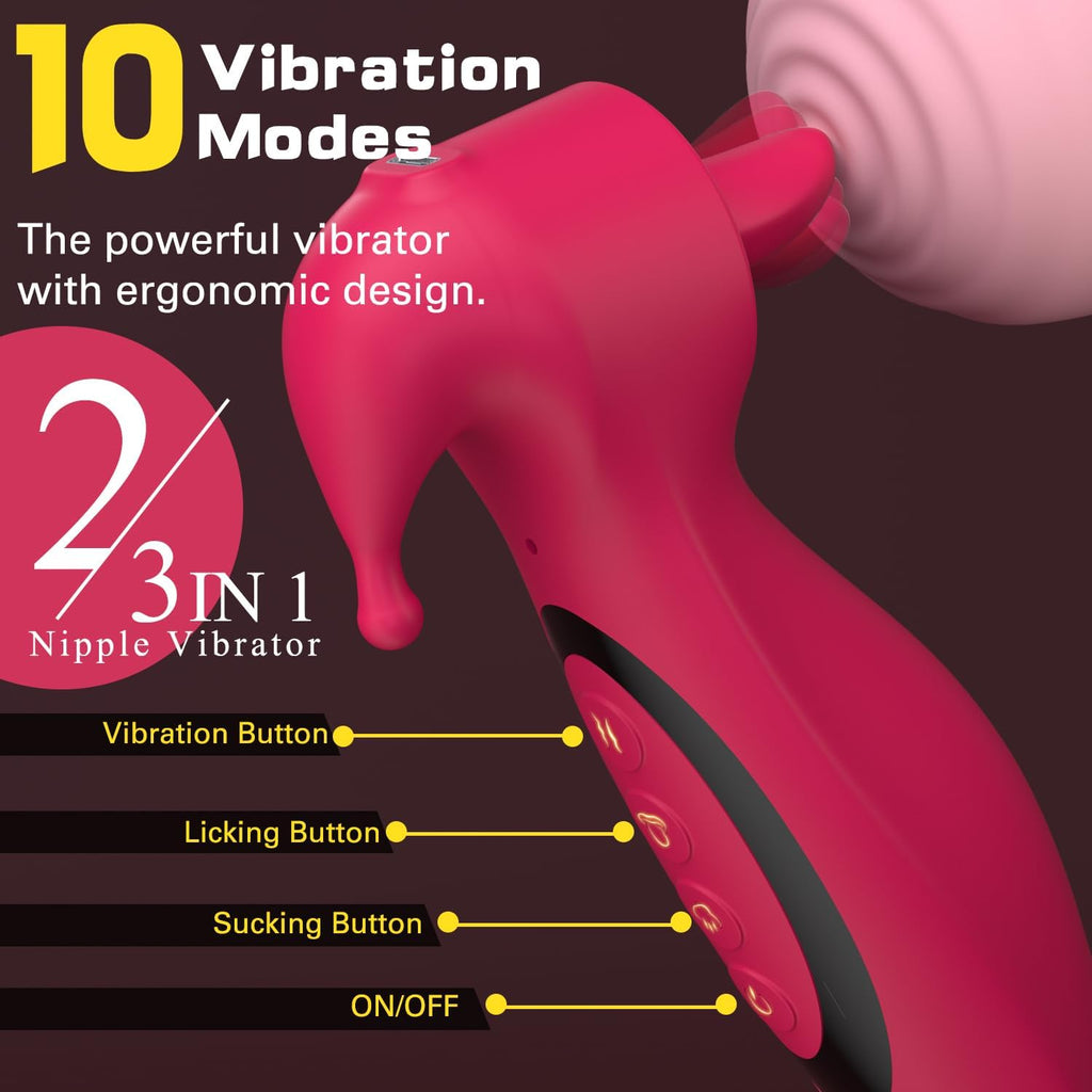 SwellVibe Clit Pump & Nipple Licking Vibrator