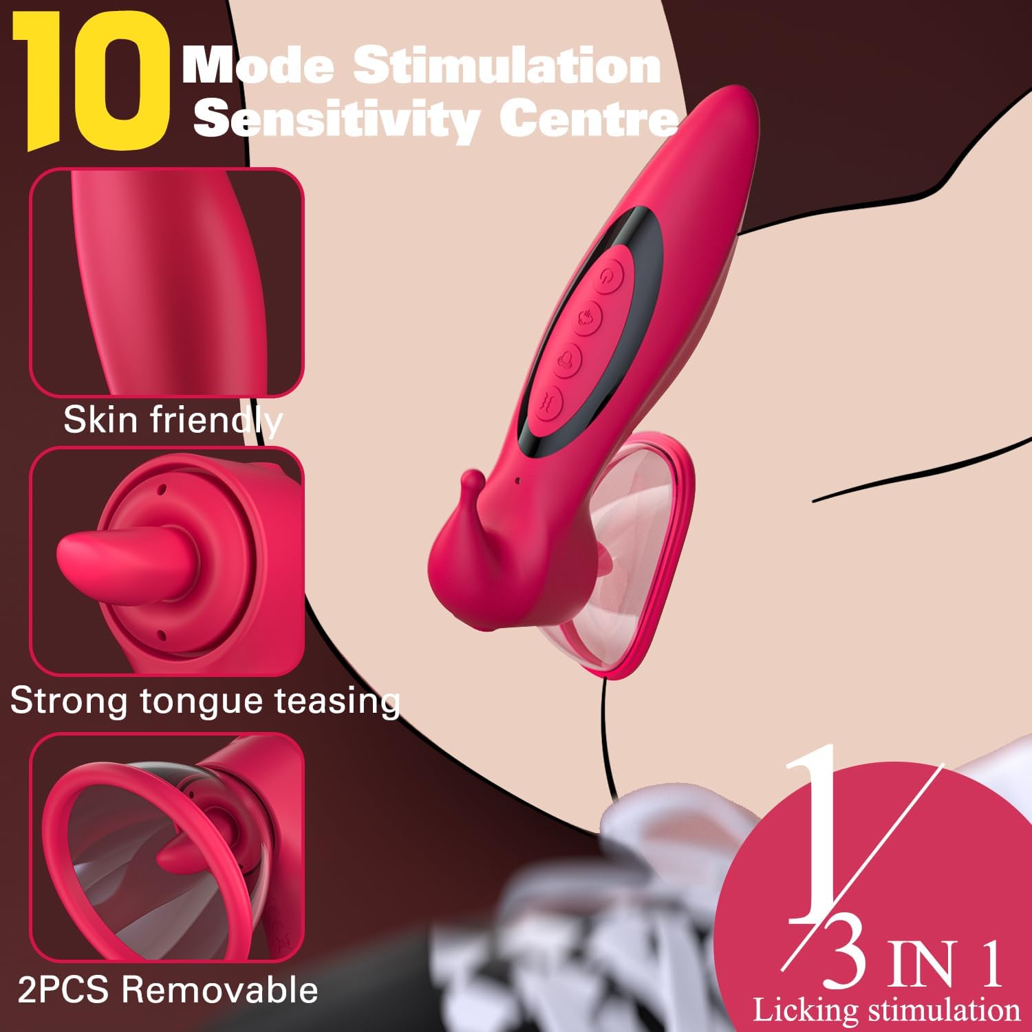 SwellVibe Clit Pump & Nipple Licking Vibrator