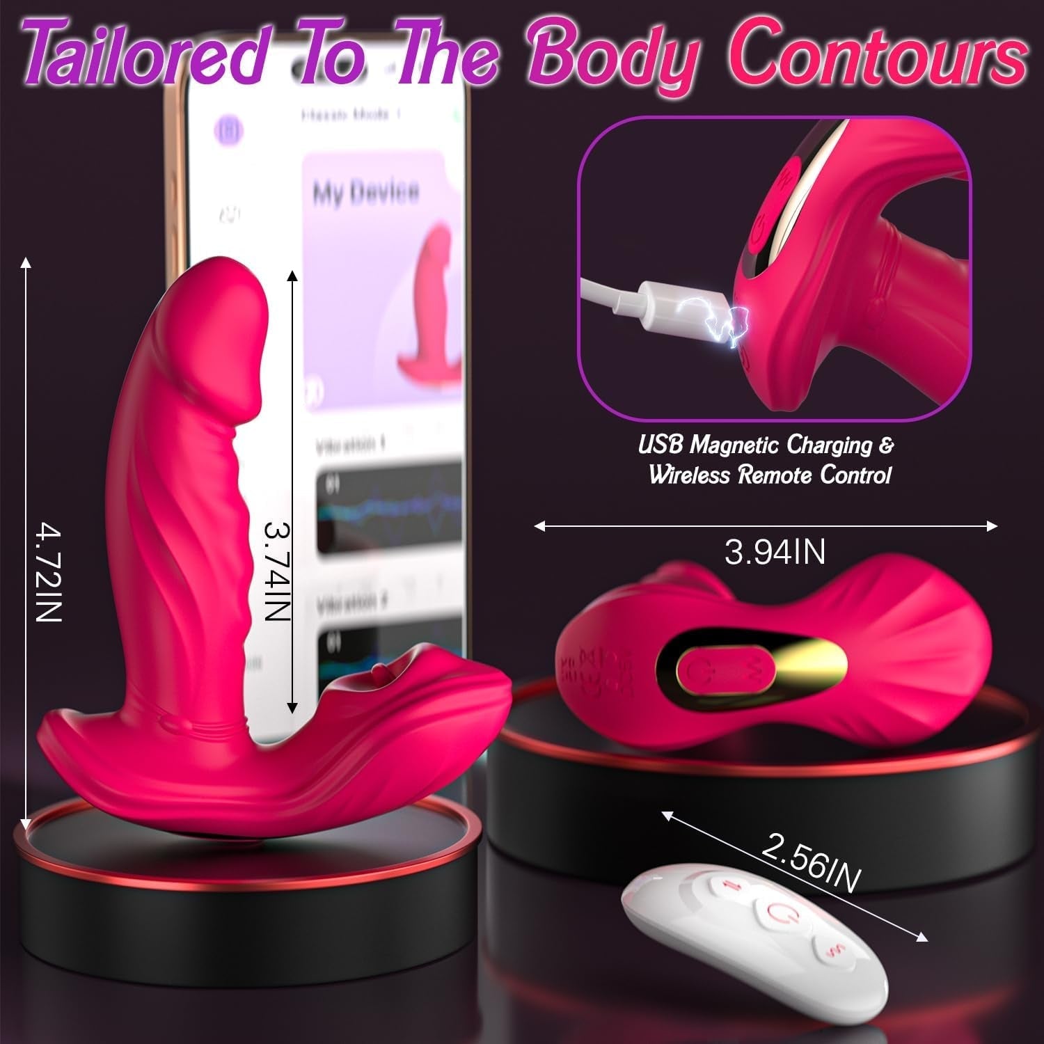 SwingBloom App/Remote Control G-Spot Panty Vibrator