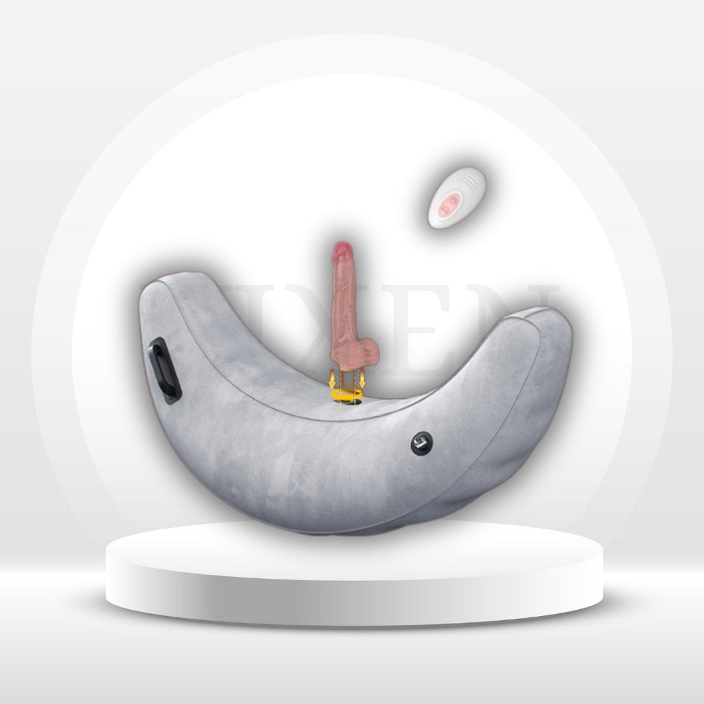 SwingSaddle Sex Position Pillow Dildo Mount with Vibrator