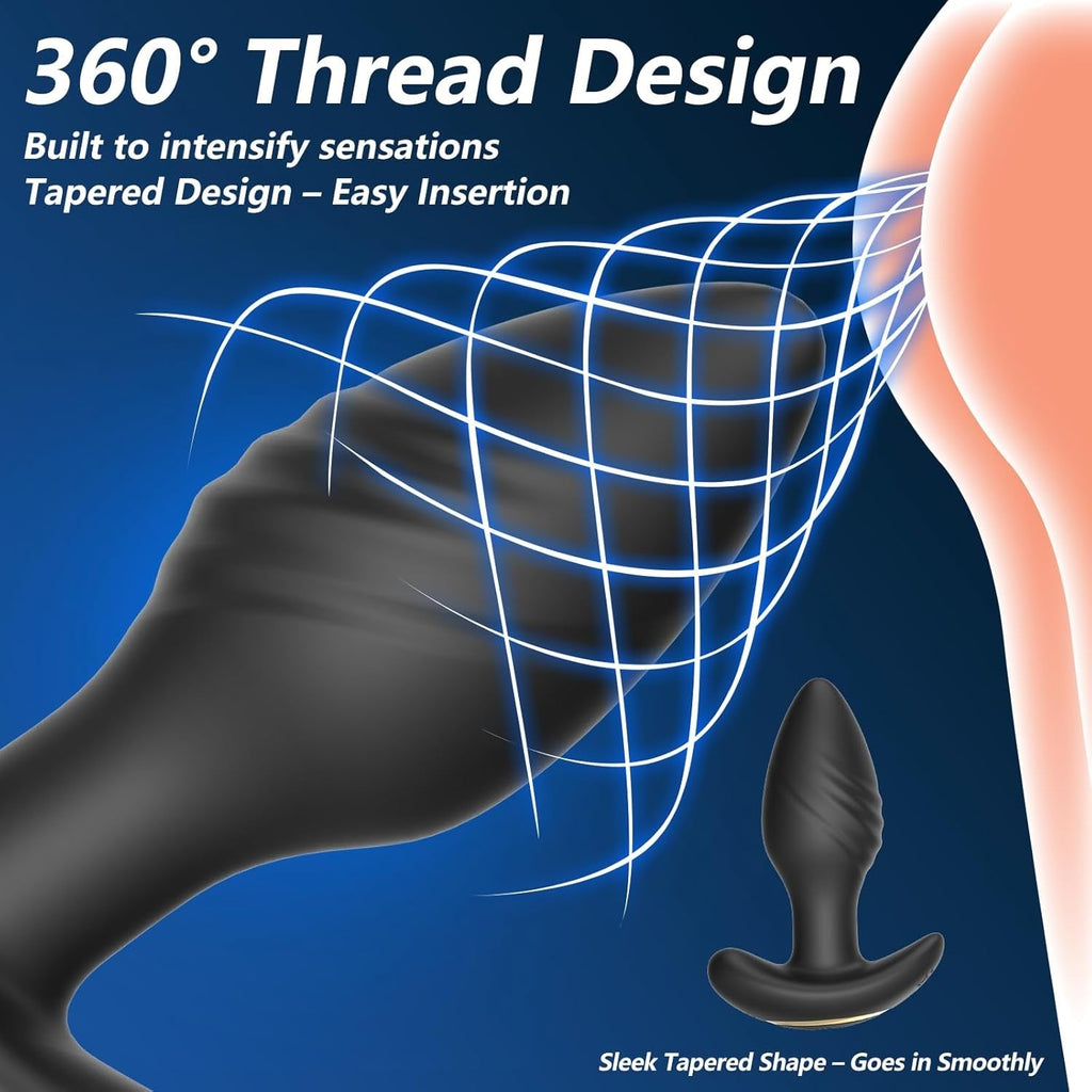 SwirlCommand 360° App Controlled Rotating Butt Plug