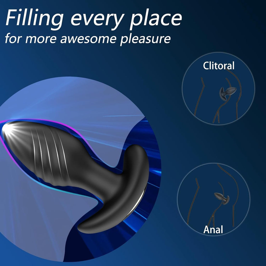 SwirlCommand 360° App Controlled Rotating Butt Plug