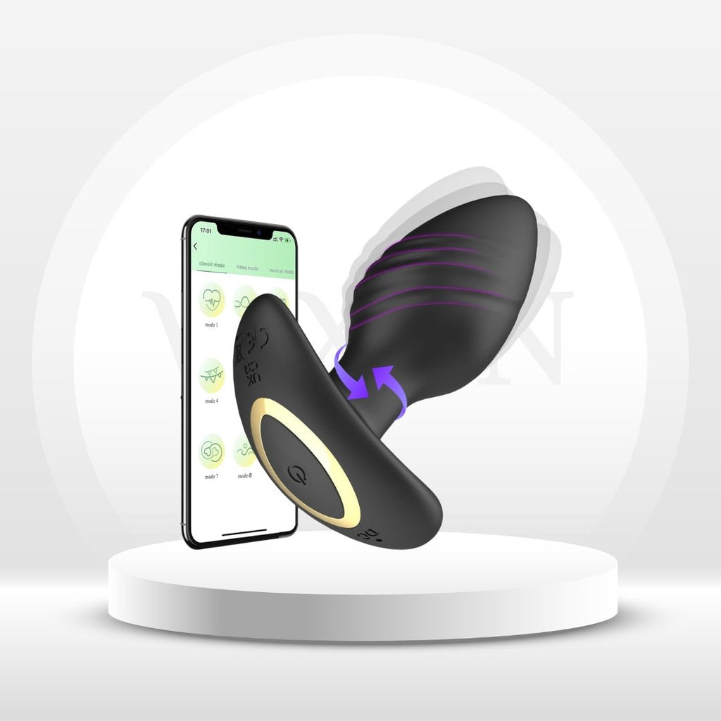 SwirlCommand 360° App Controlled Rotating Butt Plug
