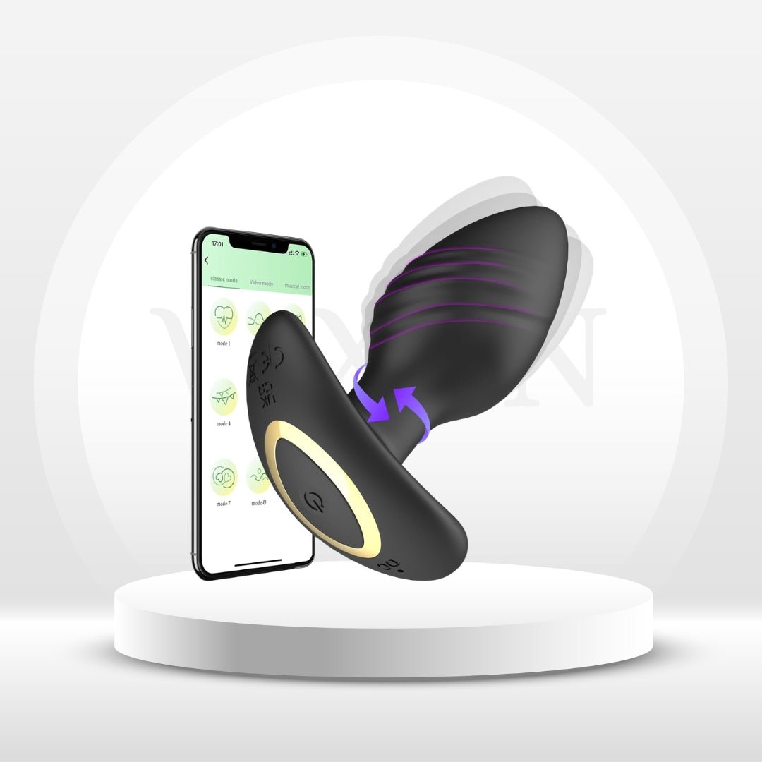 SwirlCommand 360° App Controlled Rotating Butt Plug