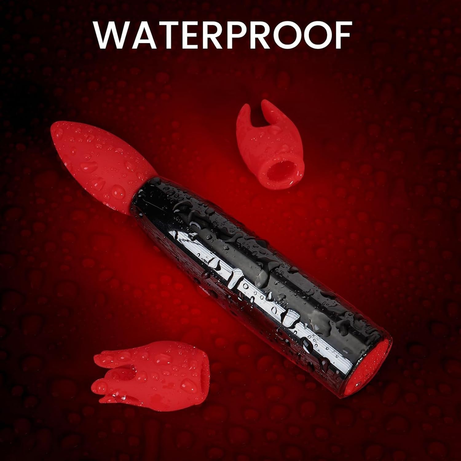 SwitchKiss Bullet Vibrator with 3 Heads