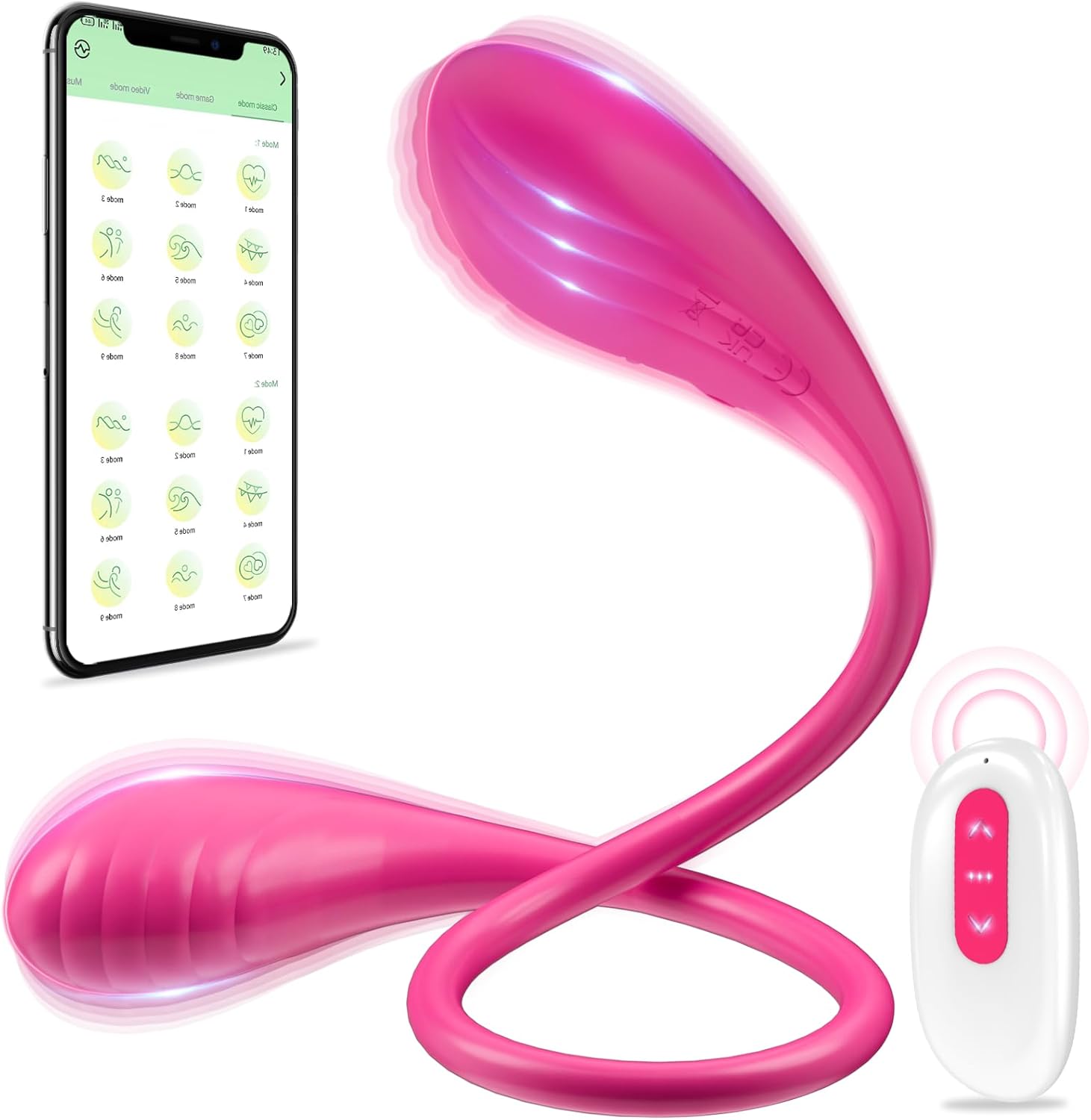 SyncPleasure 18" Double Dildo Vibrator