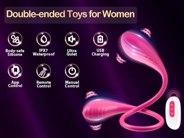 SyncPleasure 18" Double Dildo Vibrator