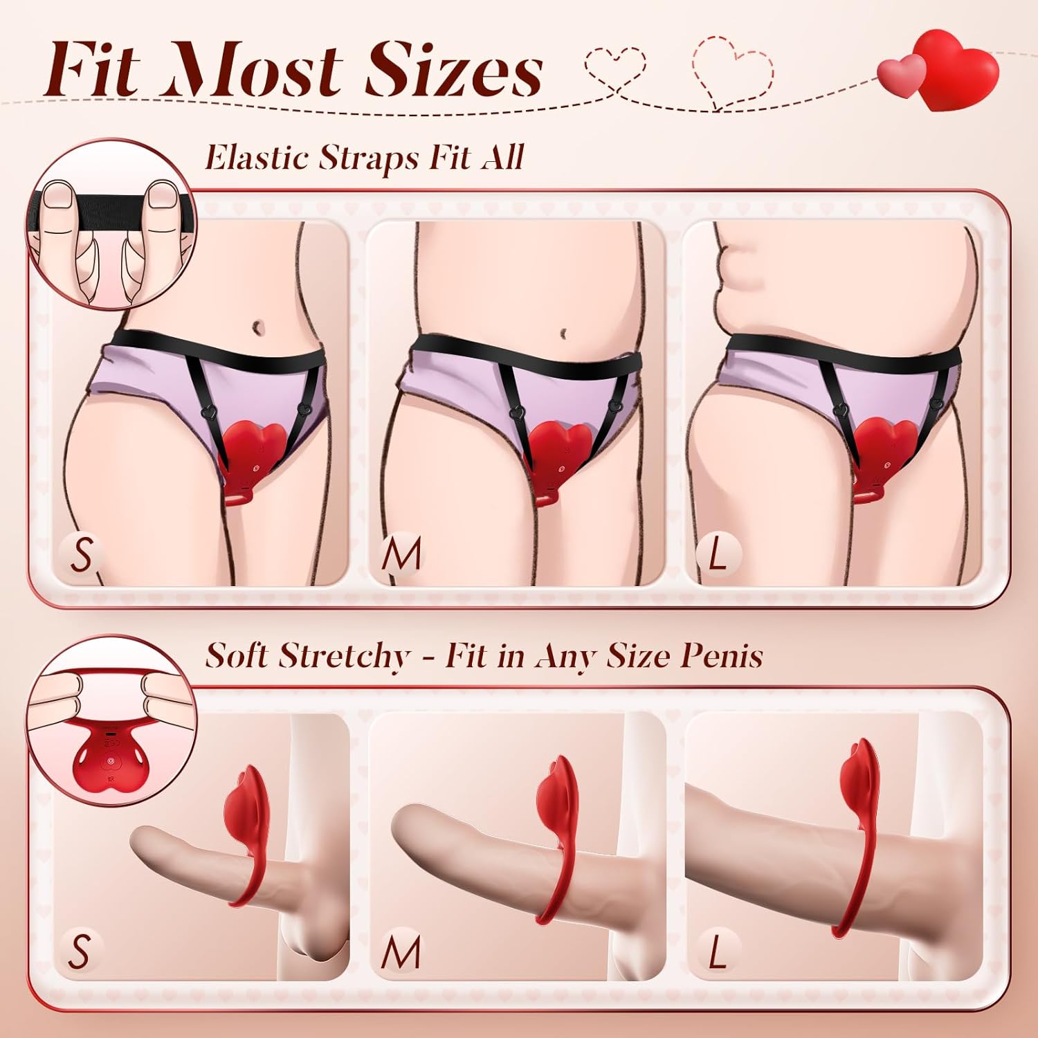 SyncPulse Wearable Clit and Cock Vibrator for Couples