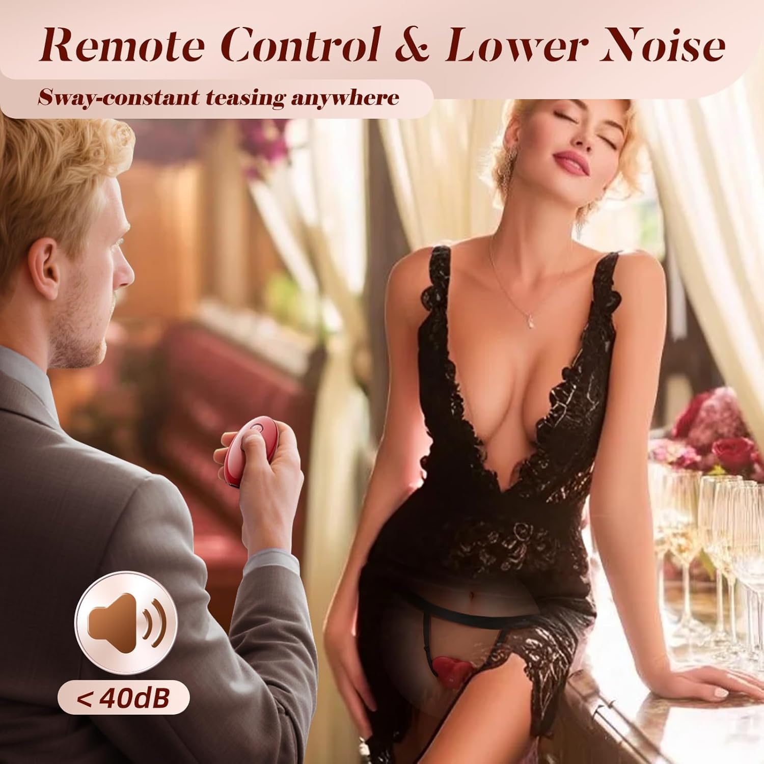 SyncPulse Wearable Clit and Cock Vibrator for Couples