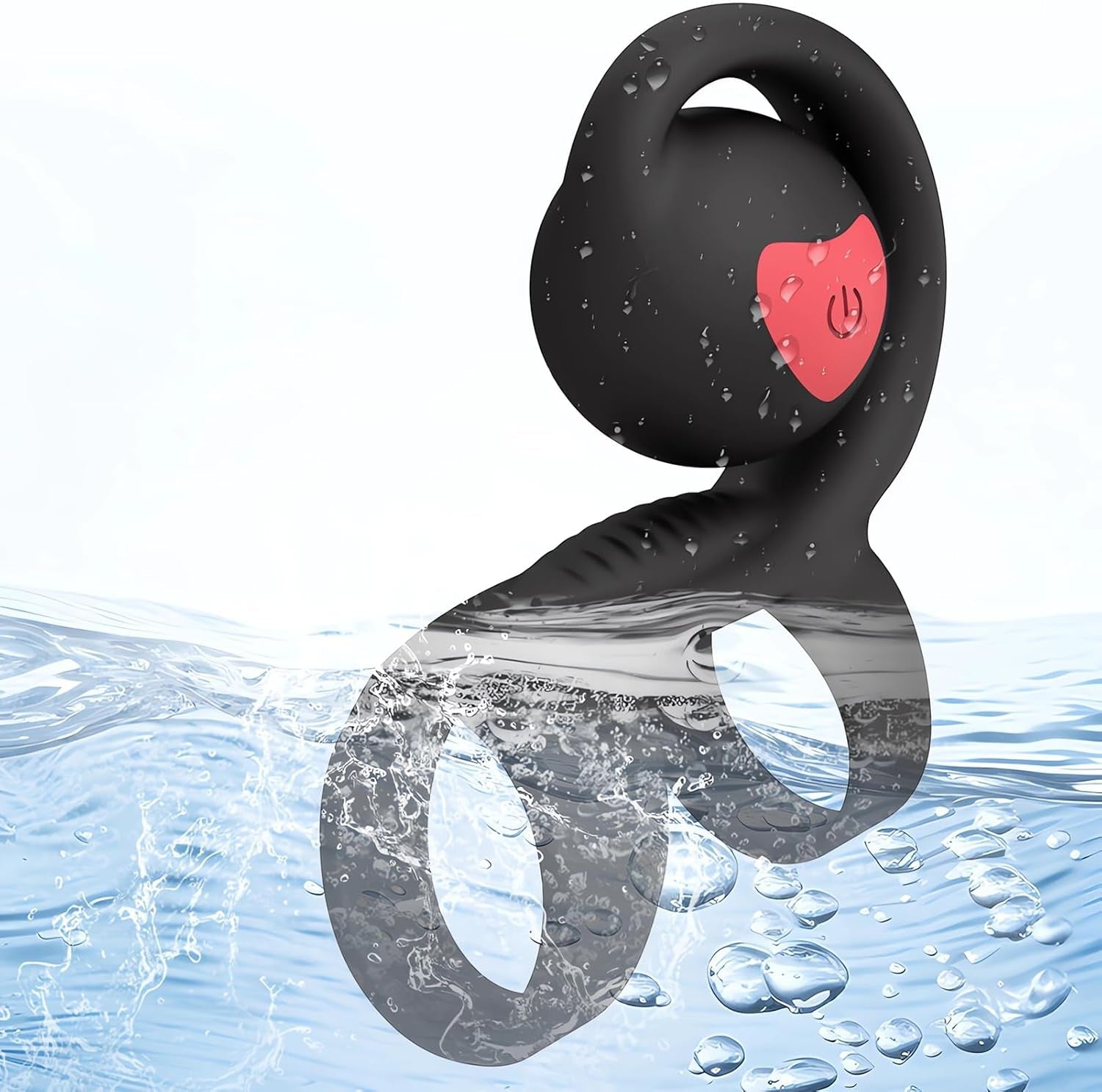 SyncSpark App-Controlled Vibrating Cock Ring Clit Stimulator