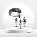 TailTease Fox Plug Set with 3 Metal Plugs