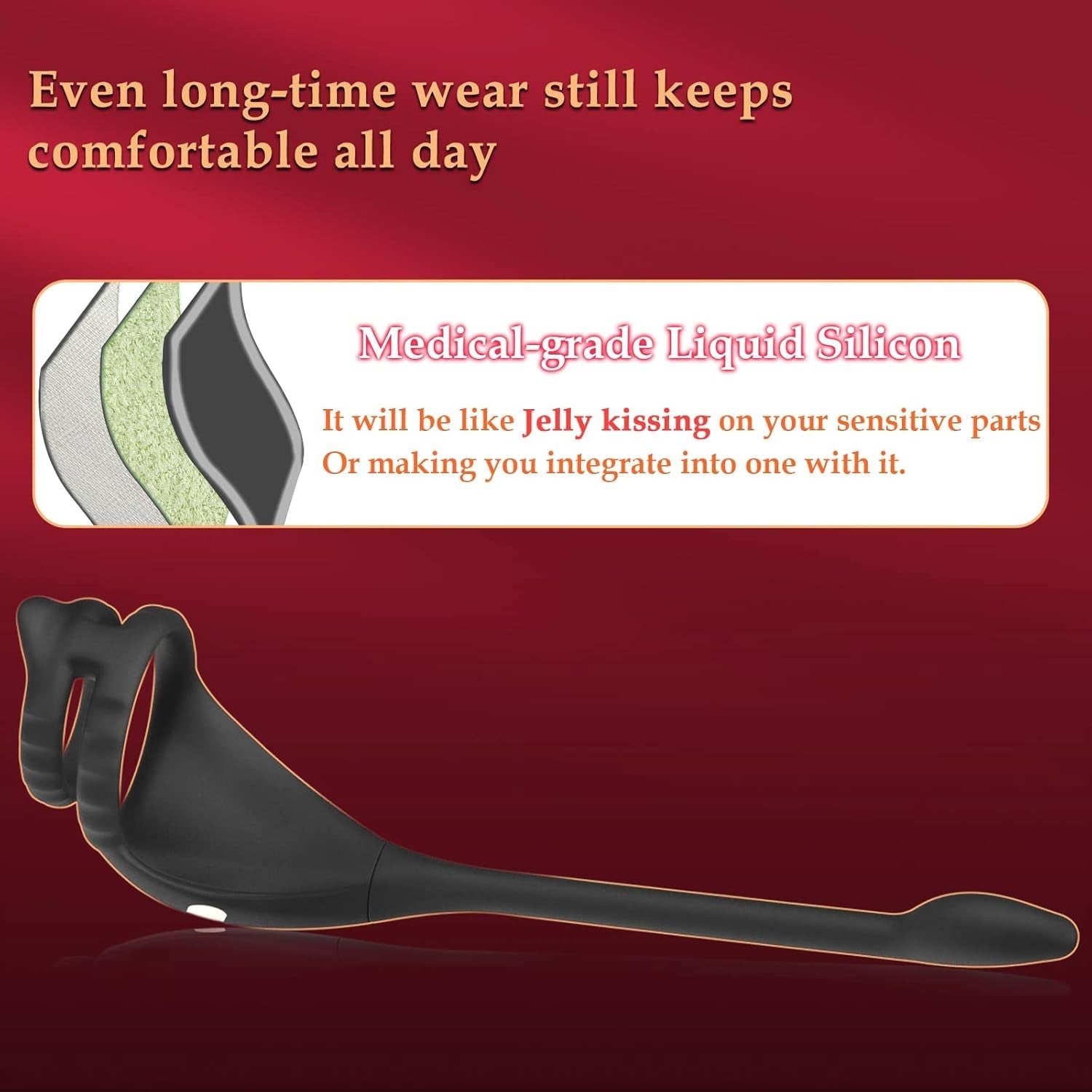 TaintPulse Vibrating Cock Ring Prostate Plug