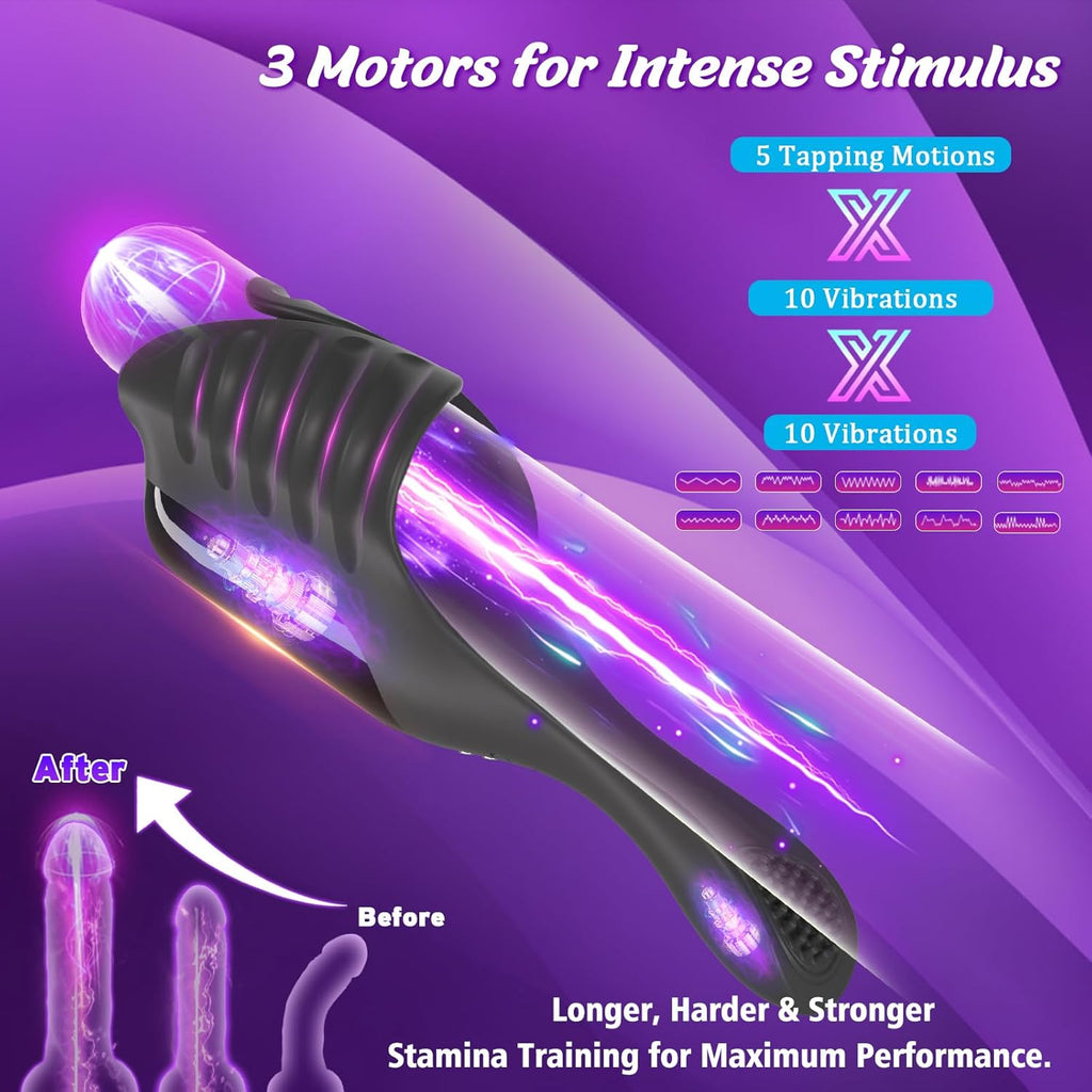 TapFlex Tapping Penis Trainer Vibrator