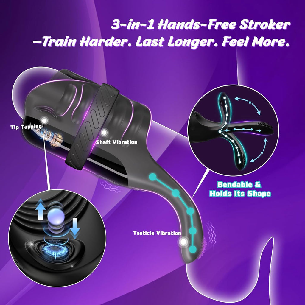 TapFlex Tapping Penis Trainer Vibrator