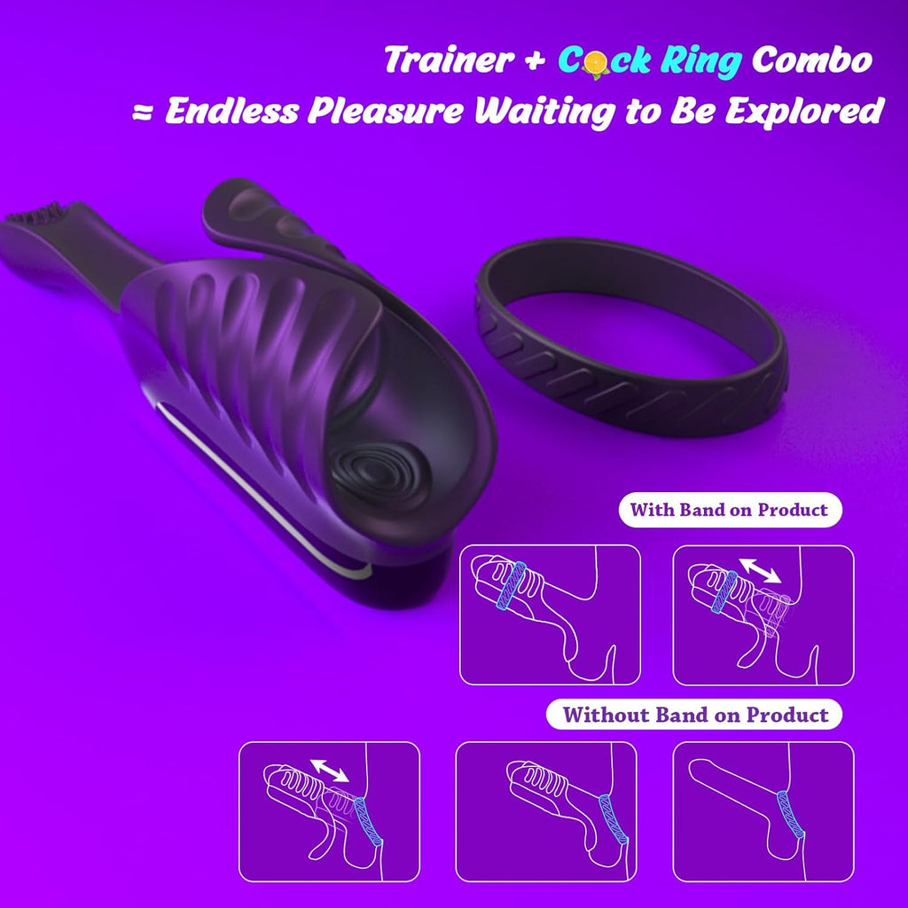 TapFlex Tapping Penis Trainer Vibrator