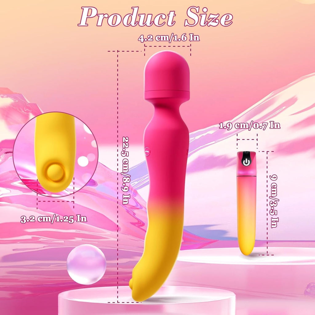 TapLuxe G-Spot Wand & Bullet Vibrator Set