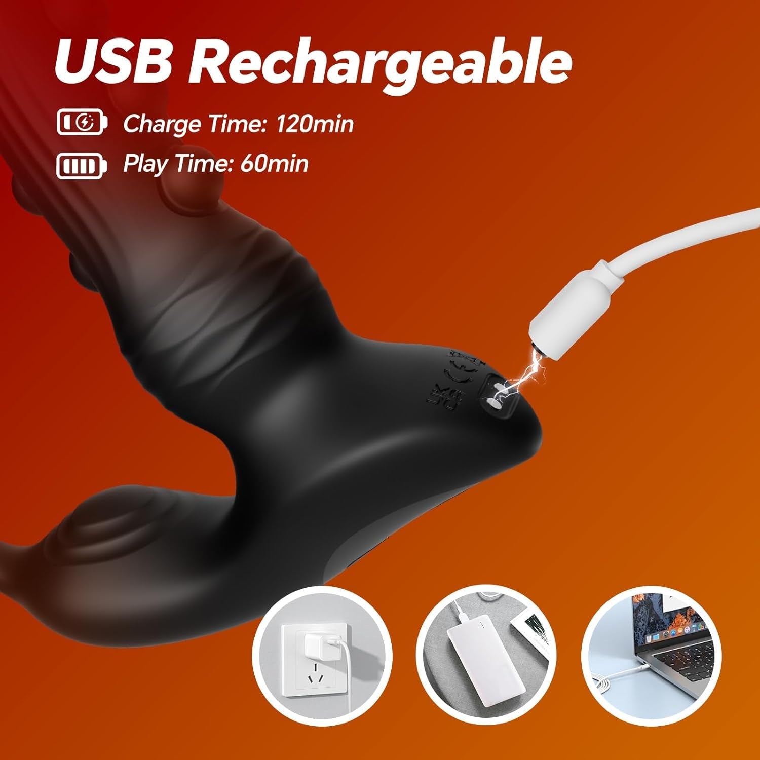 TapPulse App-Controlled Prostate Massager Cock Ring