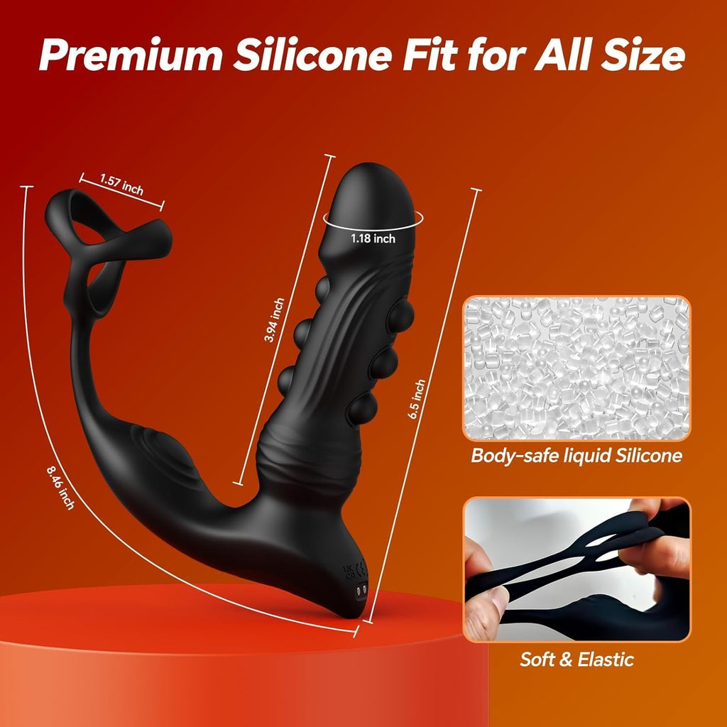TapPulse App-Controlled Prostate Massager Cock Ring