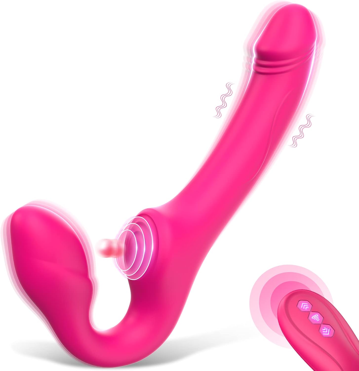 TapTease Triple Motor Strapless Double Dildo