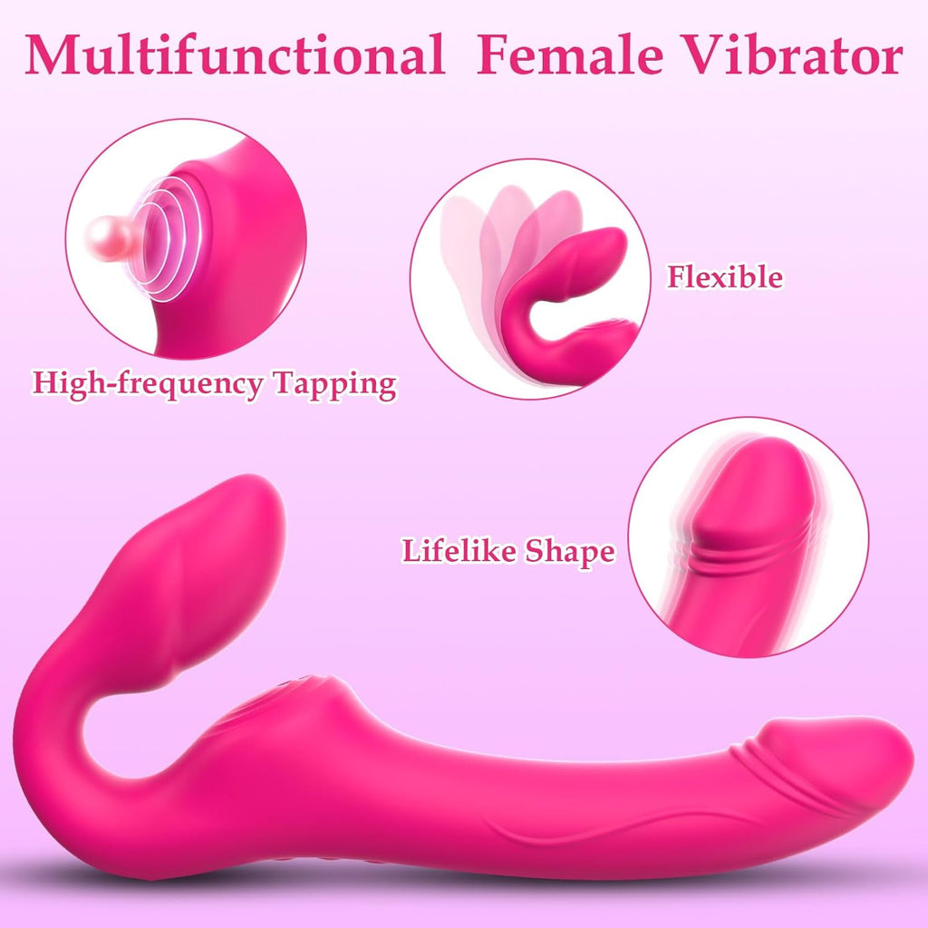 TapTease Triple Motor Strapless Double Dildo